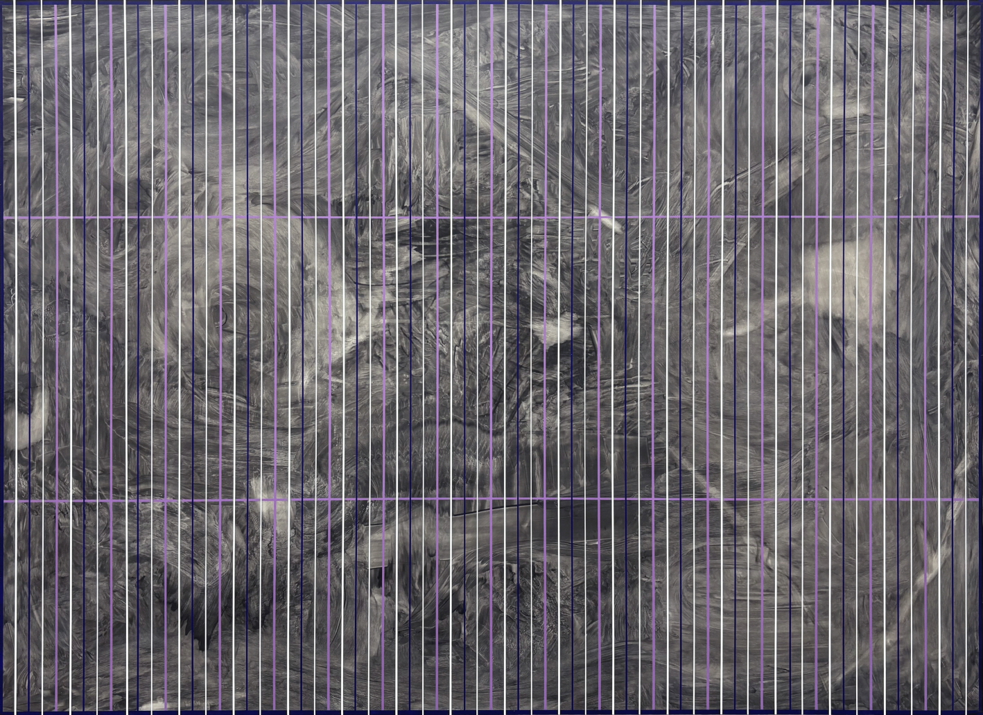 standing in a bright place 620721, 120x165cm mixed media on Korean paper, ink cake, pigment 2025, 100호