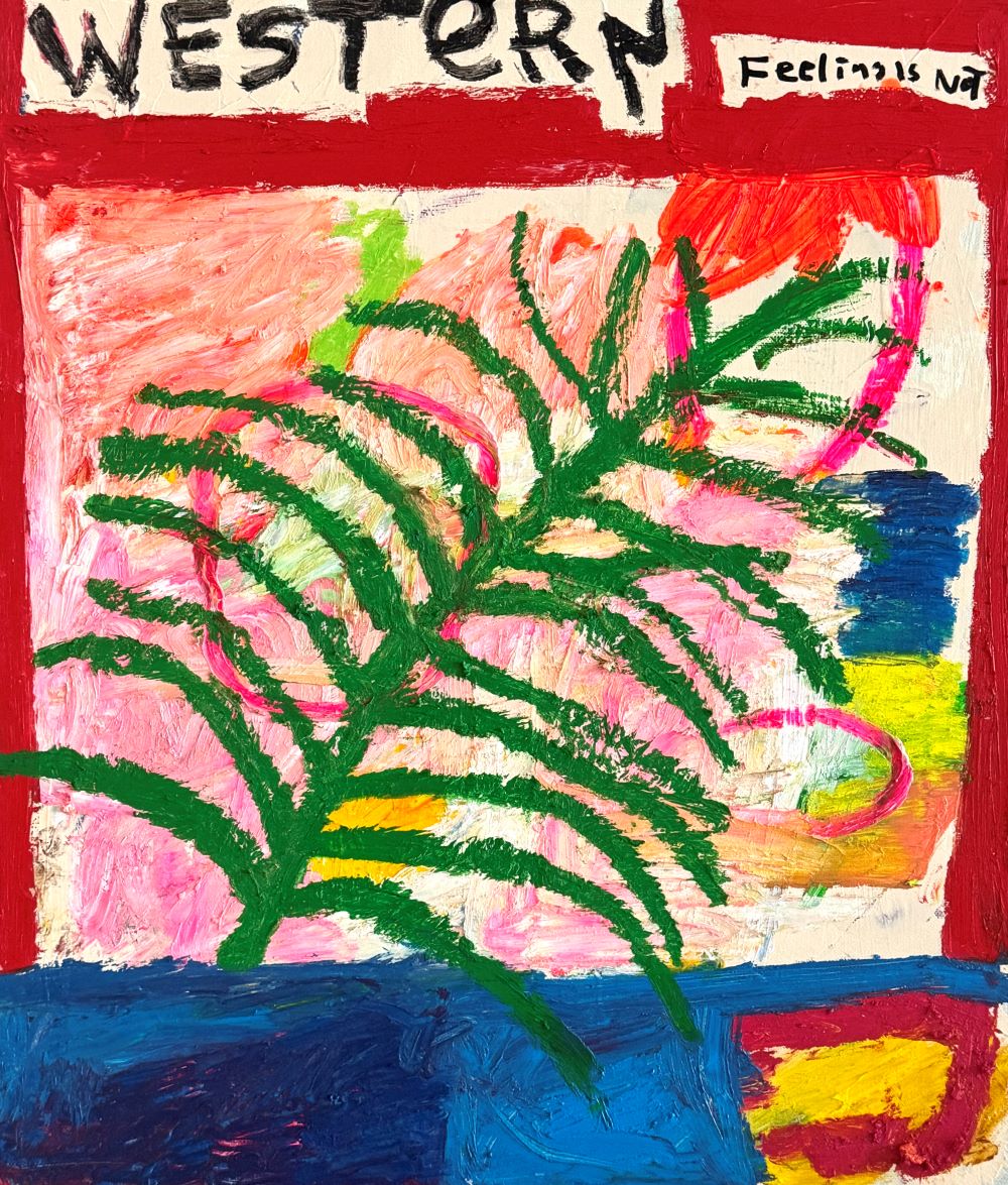 하남 ,                                                                                                                                                                                                                                                                                                                                                                                                                                                                                                                                                             Acrylic & Oil Stick,                                                                                                                                                                                                                                                                                                                                                                               53x45.5cm, 2025   