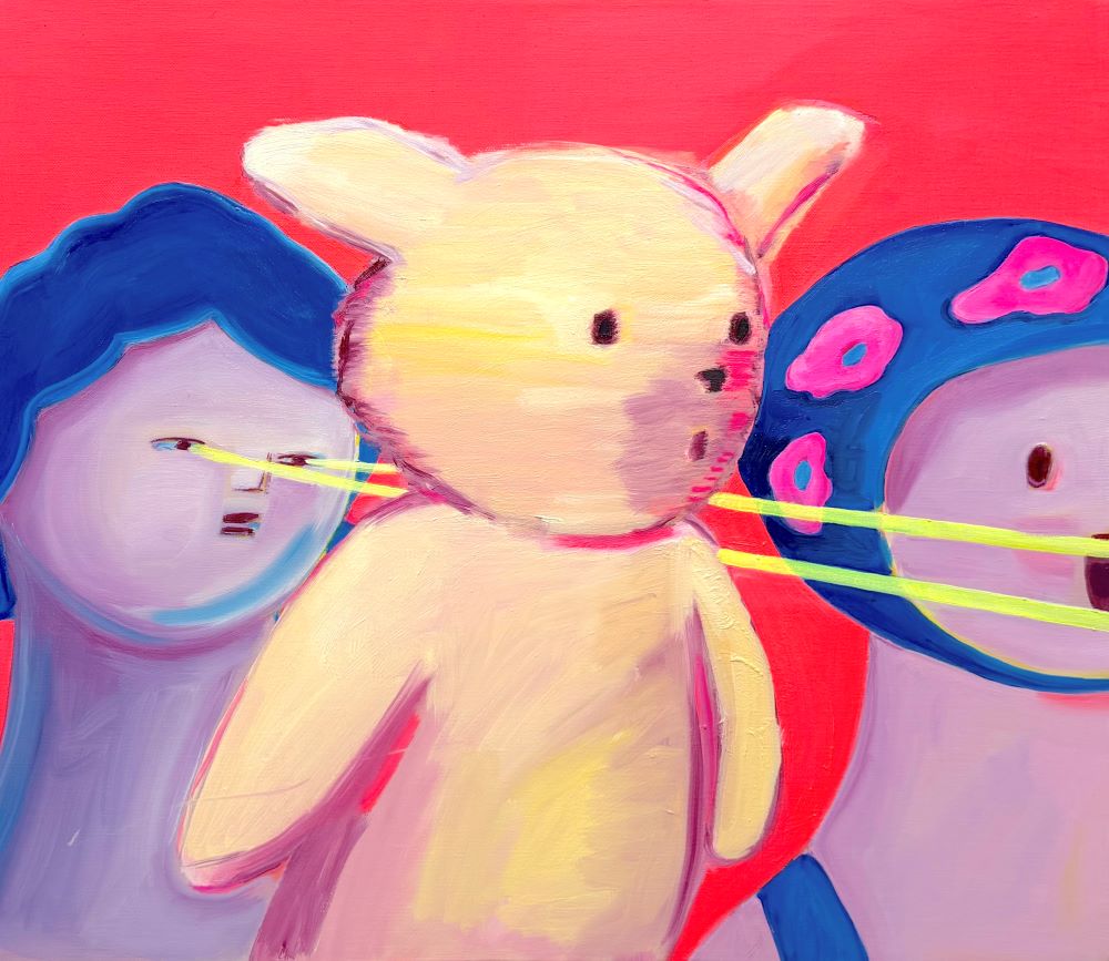 존재는계속된다 Being Continues, oil , acrylic on linen ,  53 x 45.5 x 4cm, 2026