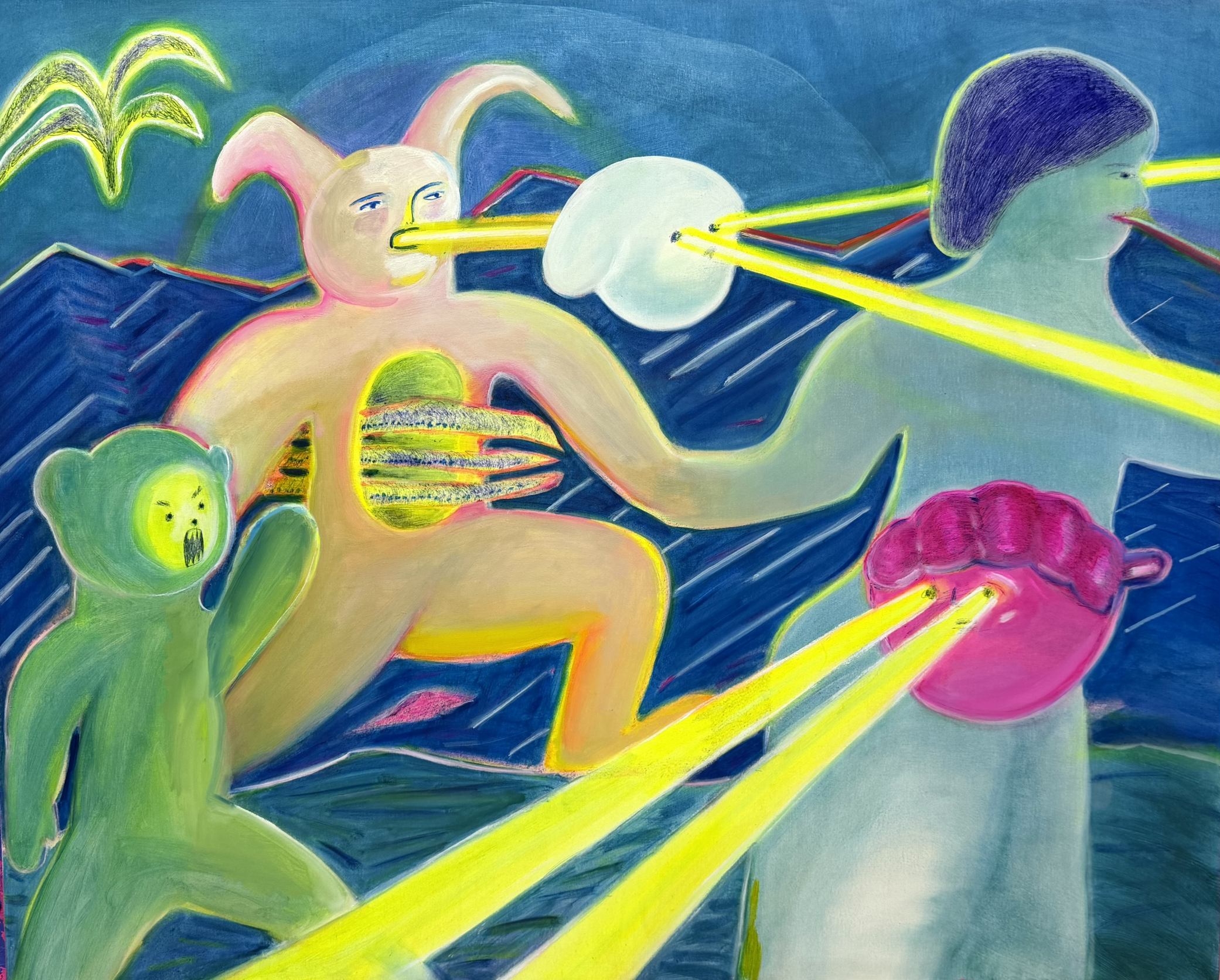 Matter and Data in a Circle Dance

2026
Oil, acrylic on linen
90.9×72.7×4cm