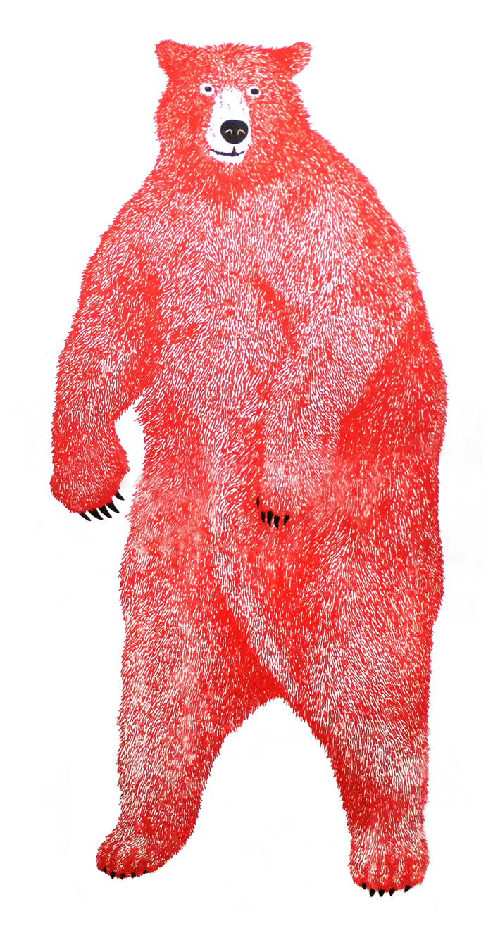 공은지_bear bear_silkscreen_115X50cm_2019