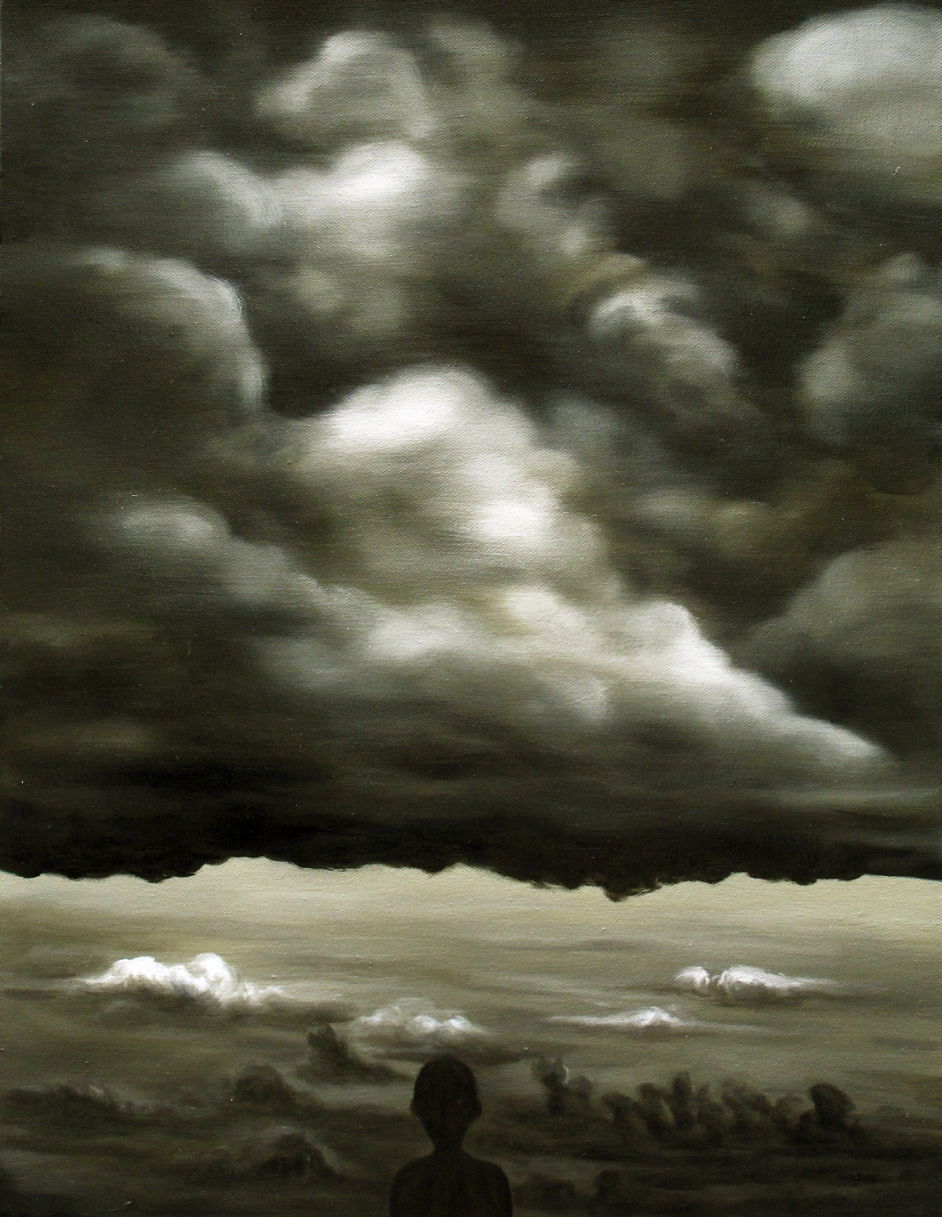 서고운_어둠의 심연 Abyss of darkness, 53X45.5cm, Oil on Canvas, 2016