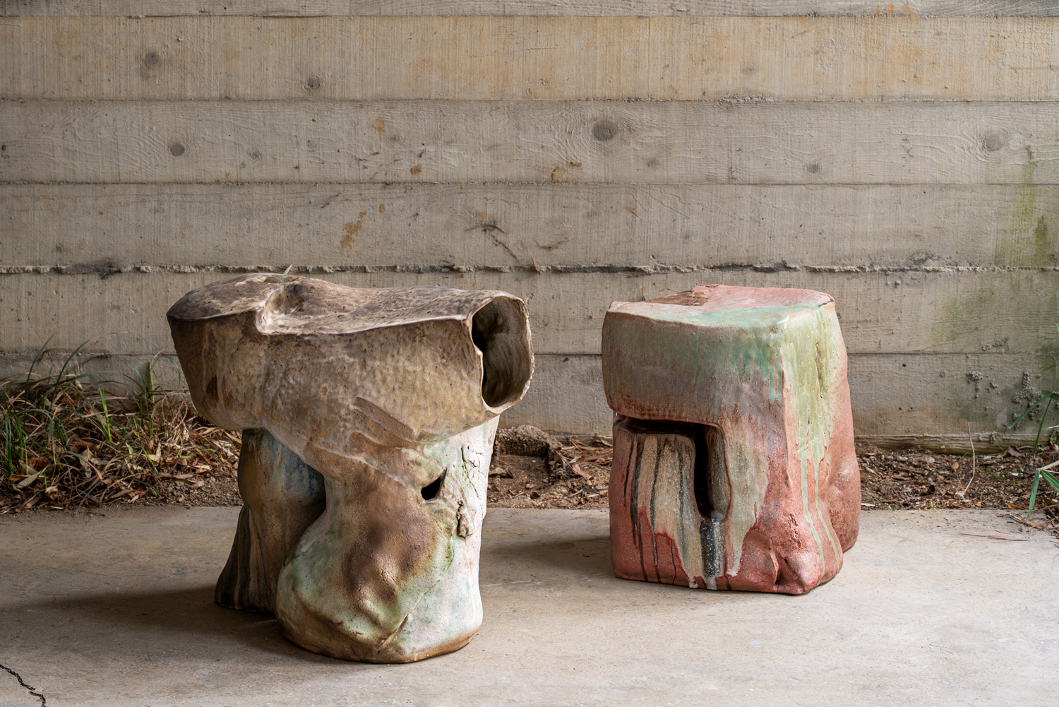 chair body series, stoneware ceramic, 2020