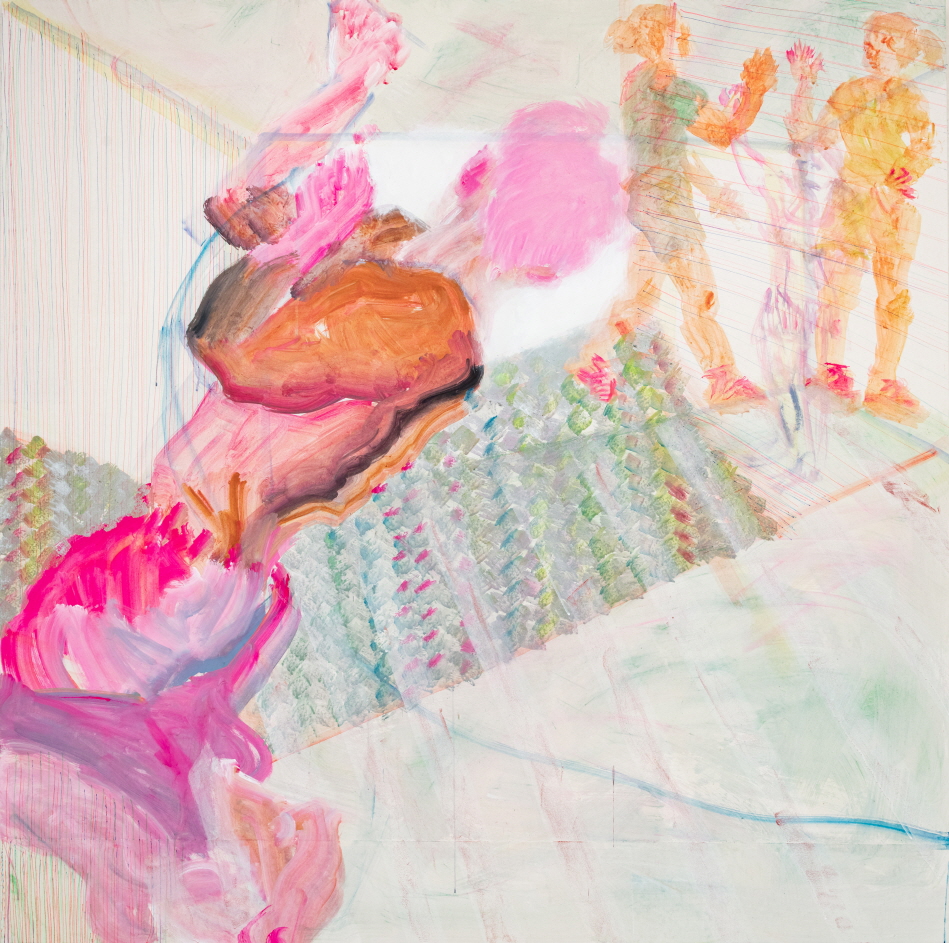 성인제_축제_162x162cm_장지에 채색_2021