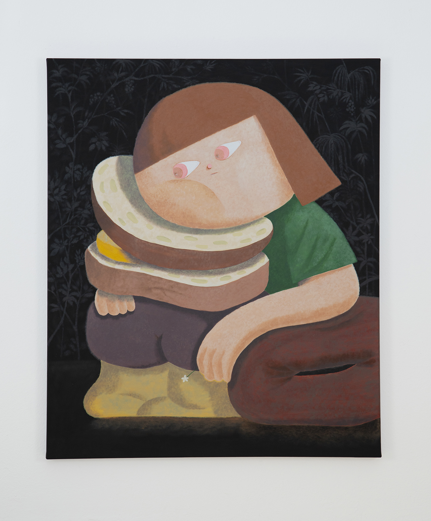 Love, Bread, Acrylic on canvas, 20F, 600mm x 730mm, 2022