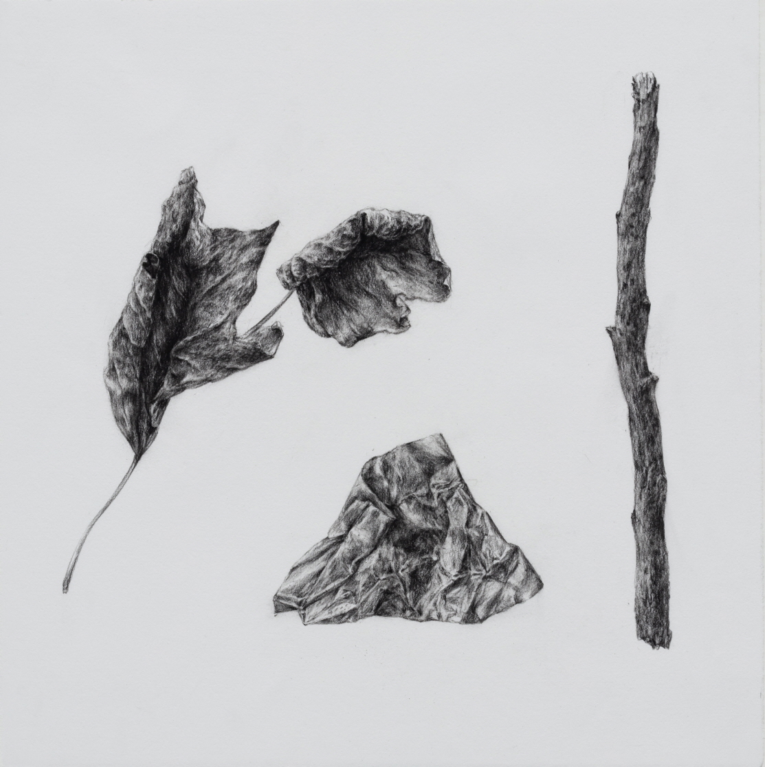 공터드로잉9,40x40cm_ charcoal on paper