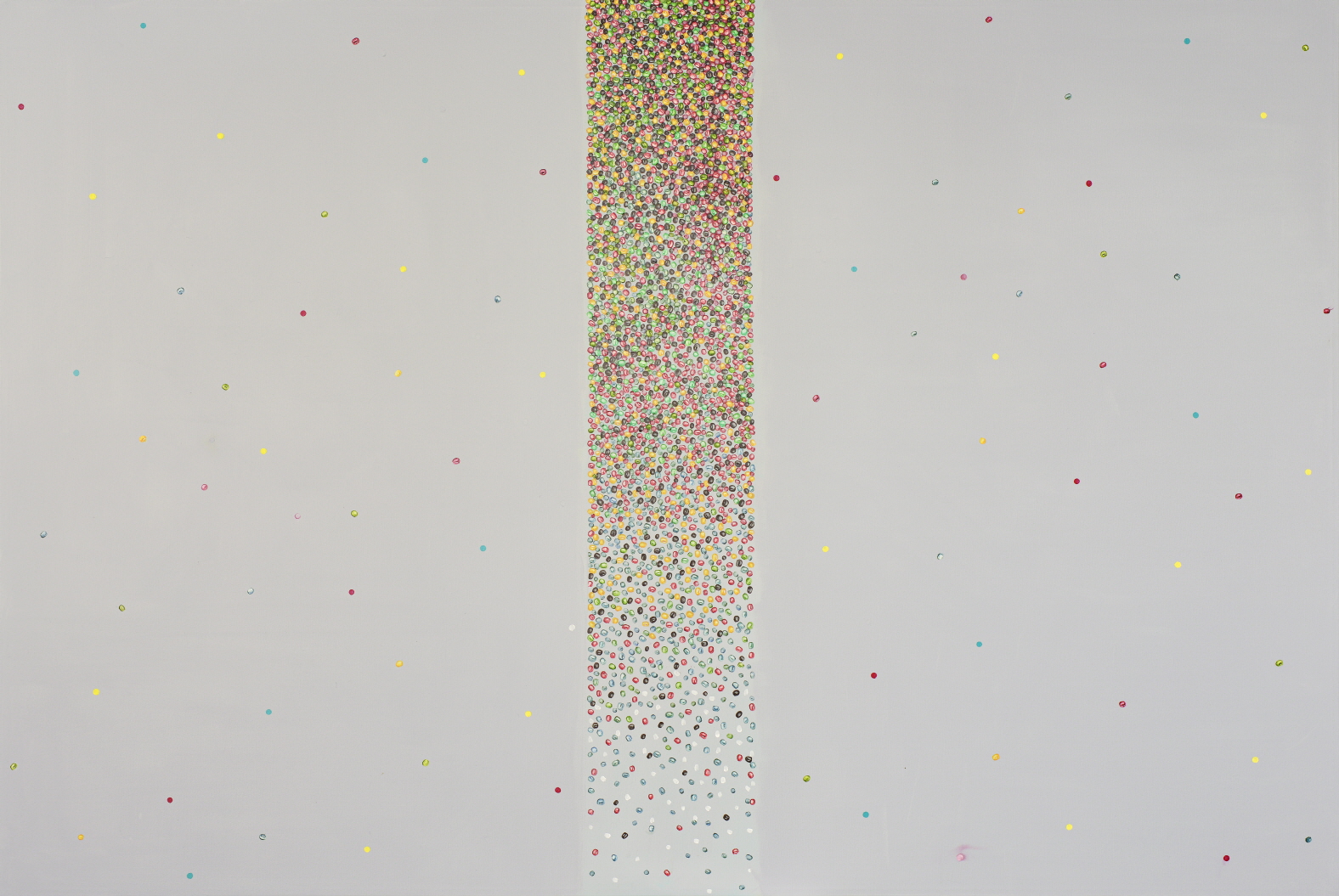 열린 벽2, 2022, acrylic and oil on canvas, 130x194cm