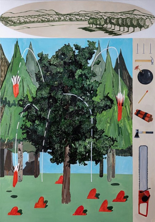 속상한 날, 캔버스에 유채, 162.2x112.1cm, 2023