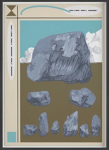 TG/SOU-SIL/ES 1, 종이에 실크스크린, 42x59.4cm, 2024
