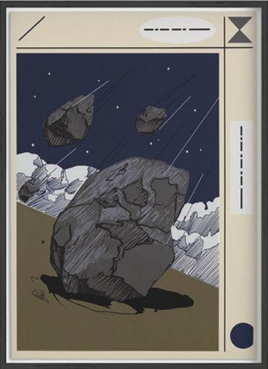 TG/SOU-SIL/ES 2, 종이에 실크스크린, 42x59.4cm, 2024