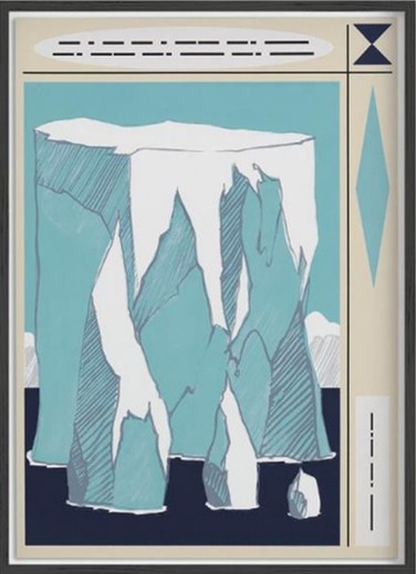 TG/SOU-SIL/ES 3, 종이에 실크스크린, 42x59.4cm, 2024
