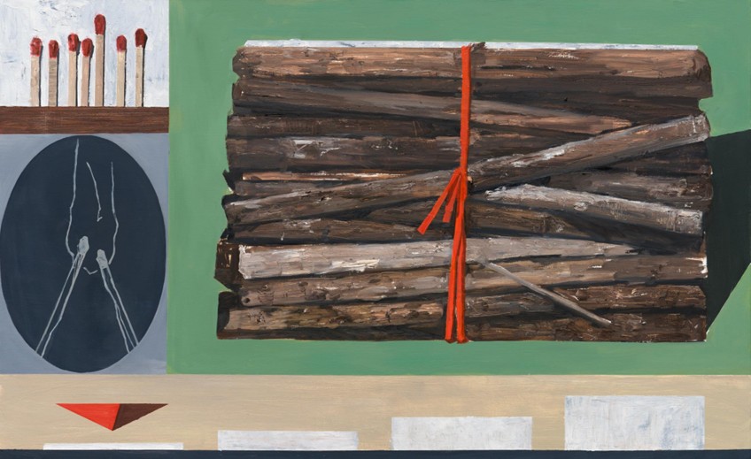 한 단위, 2023, 캔버스에 유채, 80.3 x 130.3 cm(The unit , 2023, oil on canvas, 80.3 x 130.3 cm)