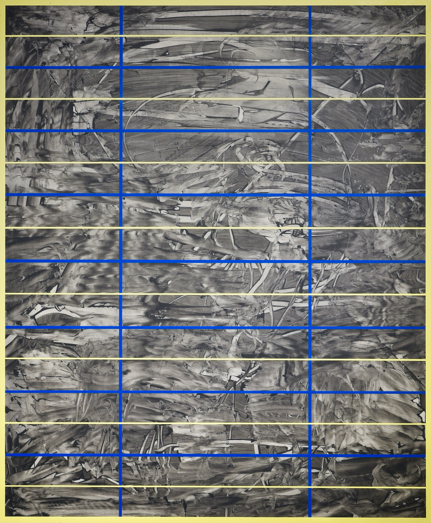 Standing in a bright place 07, Mixed media on Korean paper, ink cake, pigment
55×45cm, 2025