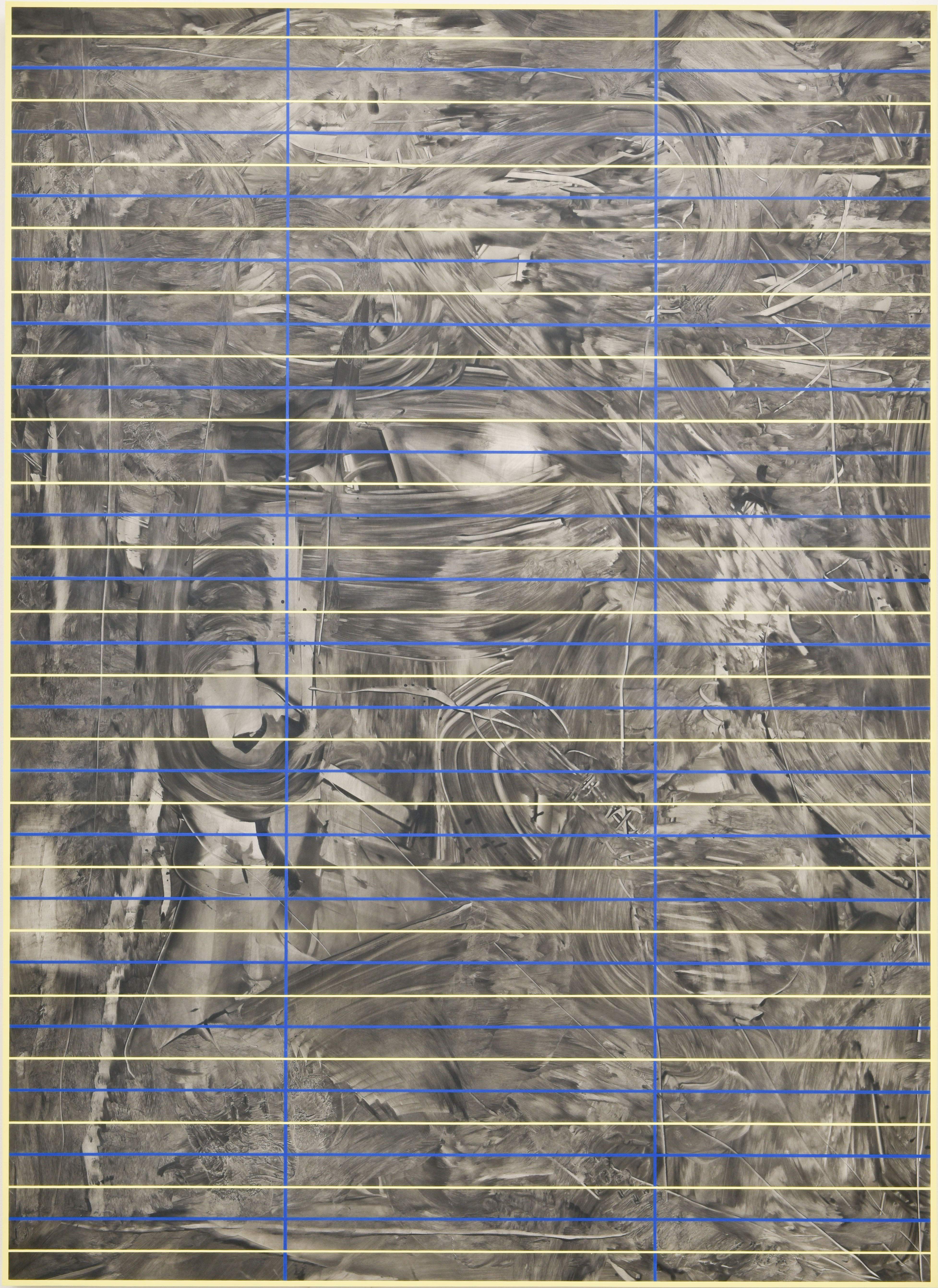 Standing in a bright place 09, Mixed media on Korean paper, ink cake, pigment
165×120cm, 2025