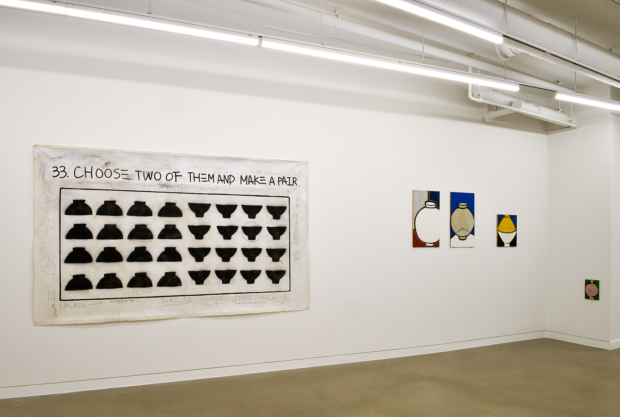Lunayang, Riojee, Mothfly, Yoo Jihye, Kim Zonghyuk, Installation View