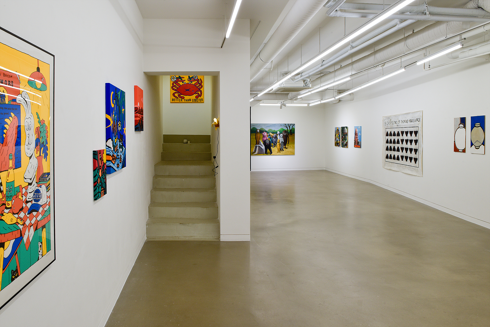Lunayang, Riojee, Mothfly, Yoo Jihye, Kim Zonghyuk, Installation View