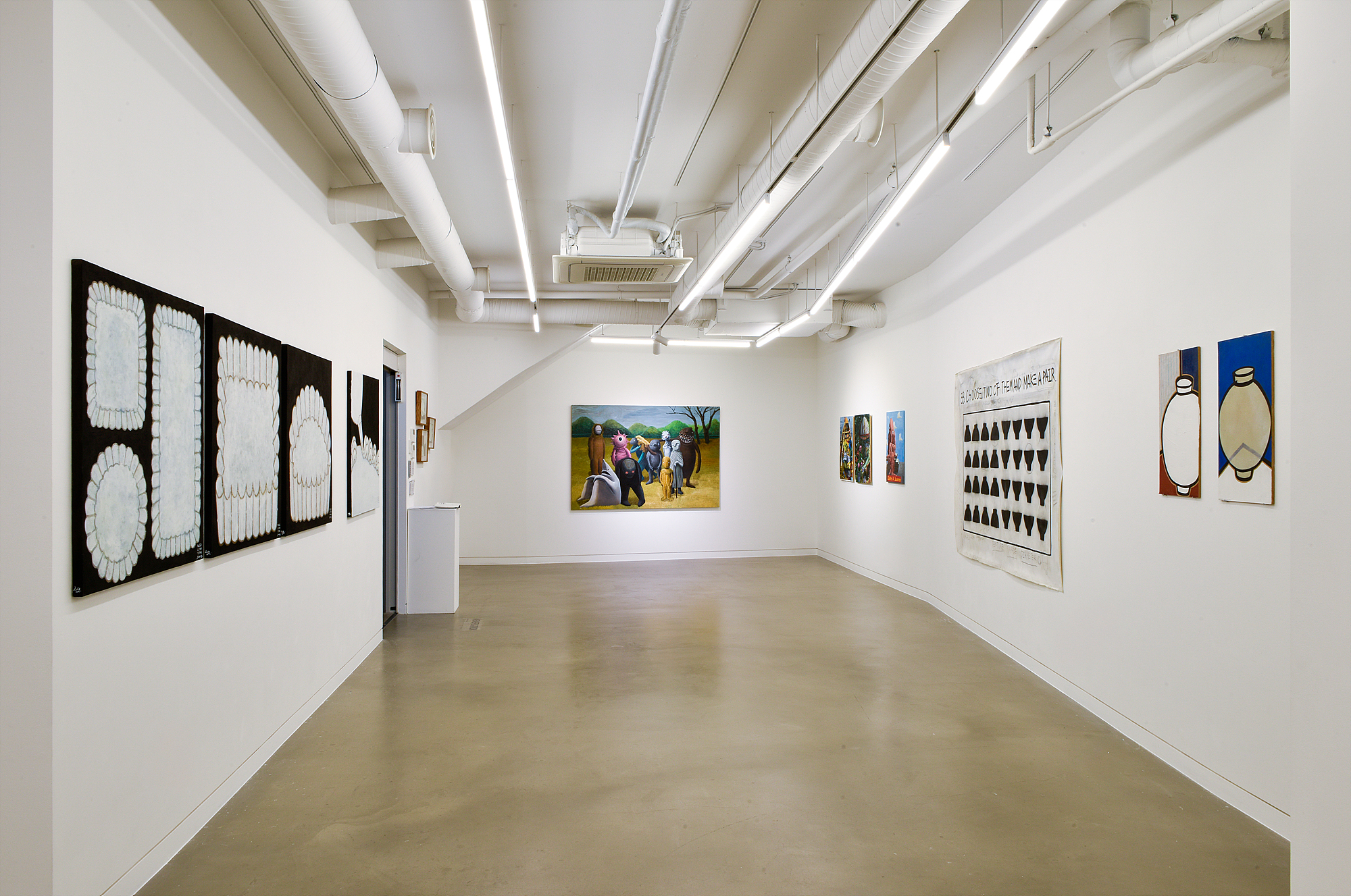 Lunayang, Riojee, Mothfly, Yoo Jihye, Kim Zonghyuk, Installation View