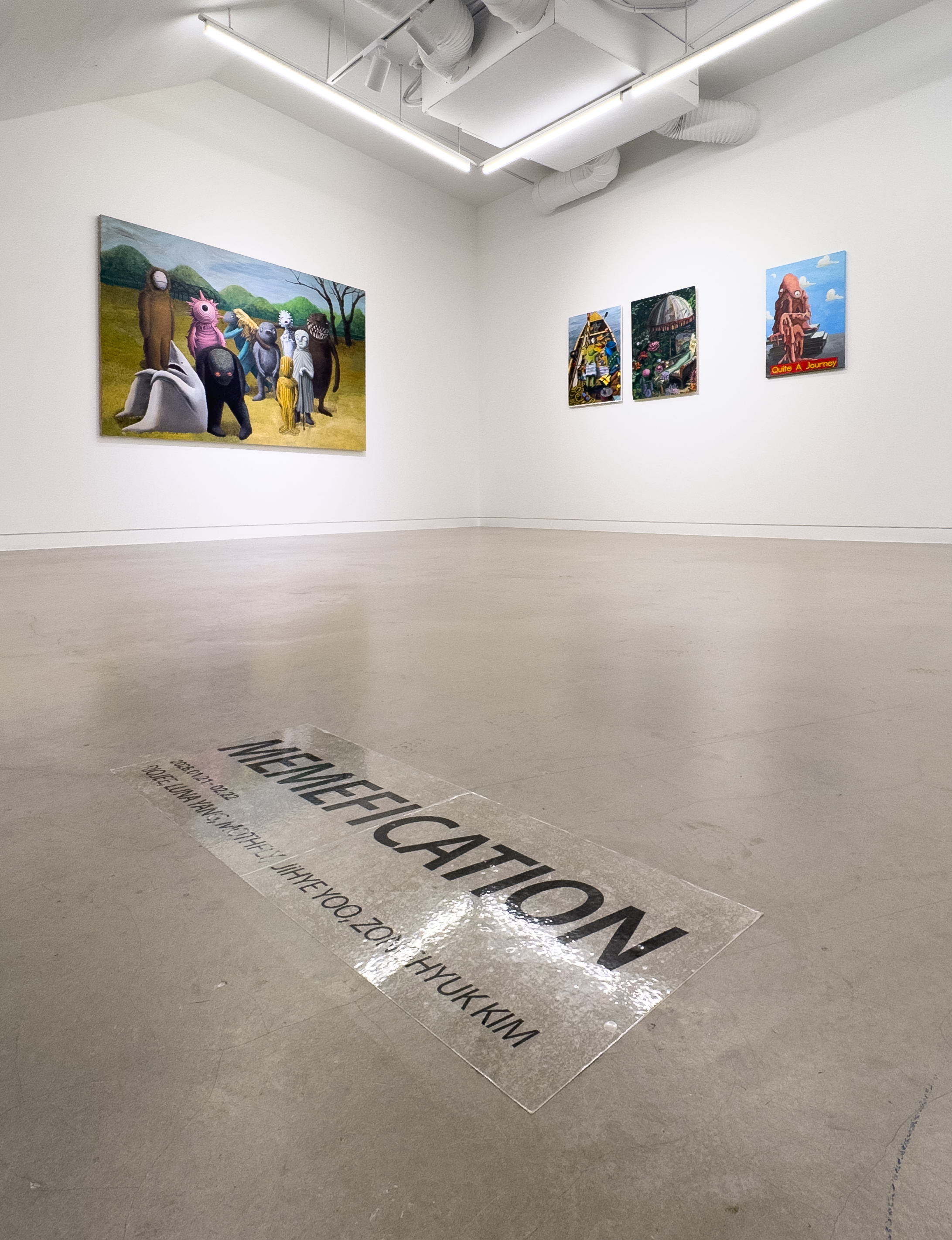 Lunayang, Riojee, Mothfly, Yoo Jihye, Kim Zonghyuk, Installation View