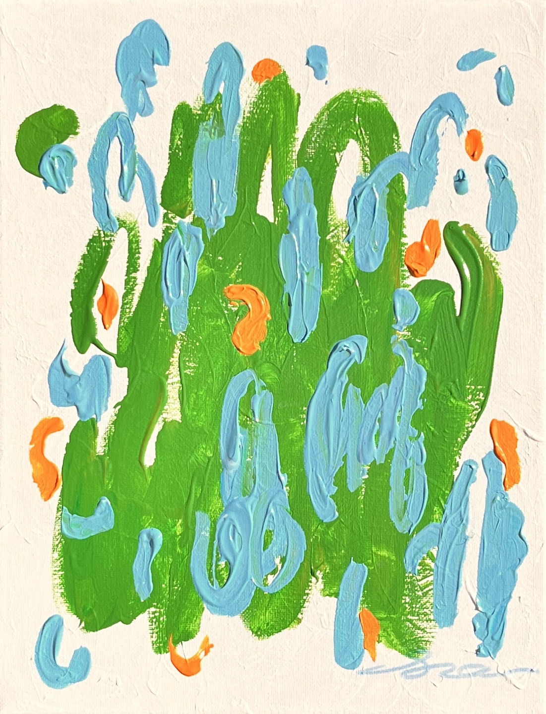 Rhythm of spring, Acrylic on canvas, 35x27cm