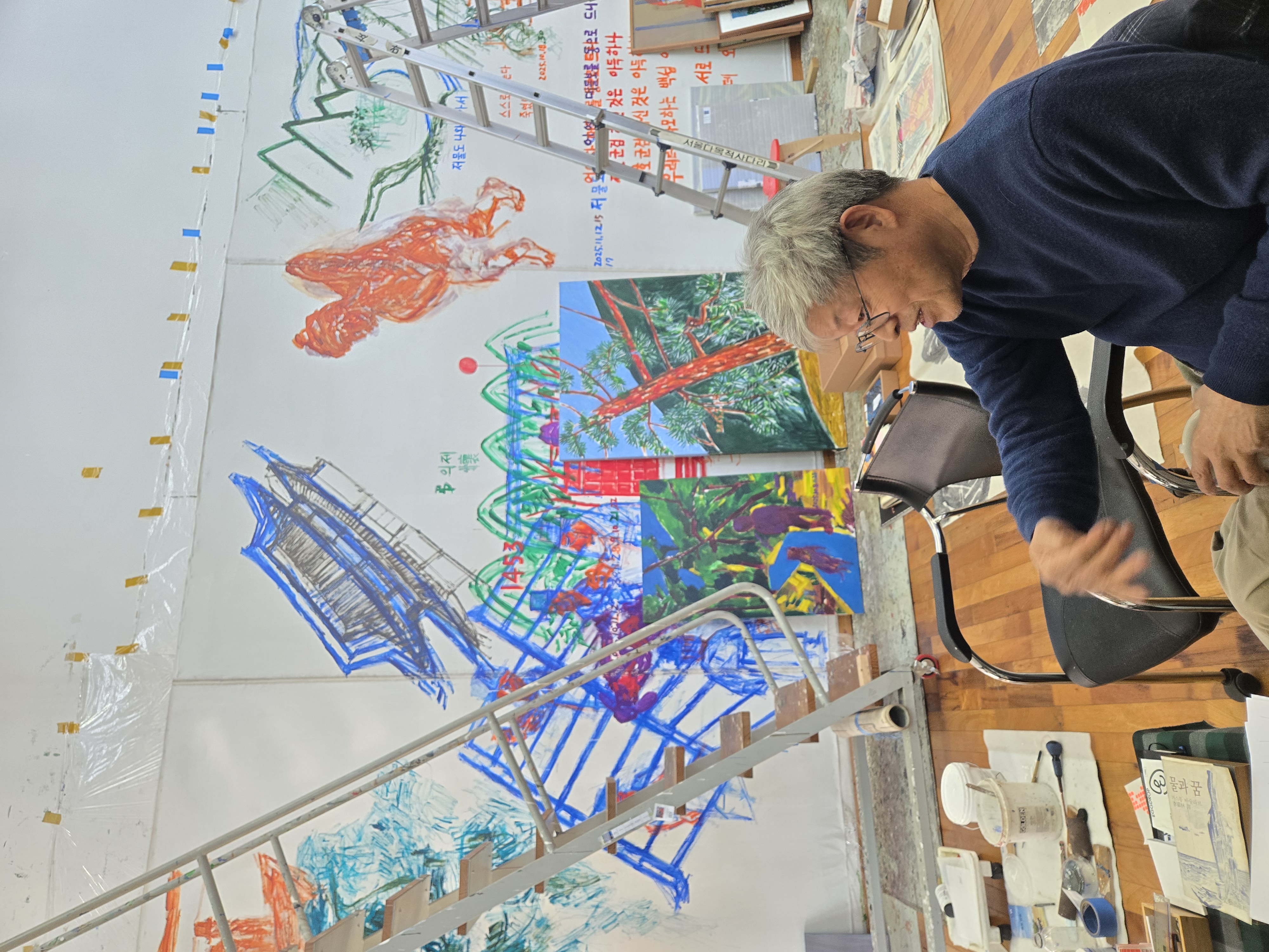 2026년 연초 작업실 방문 사진