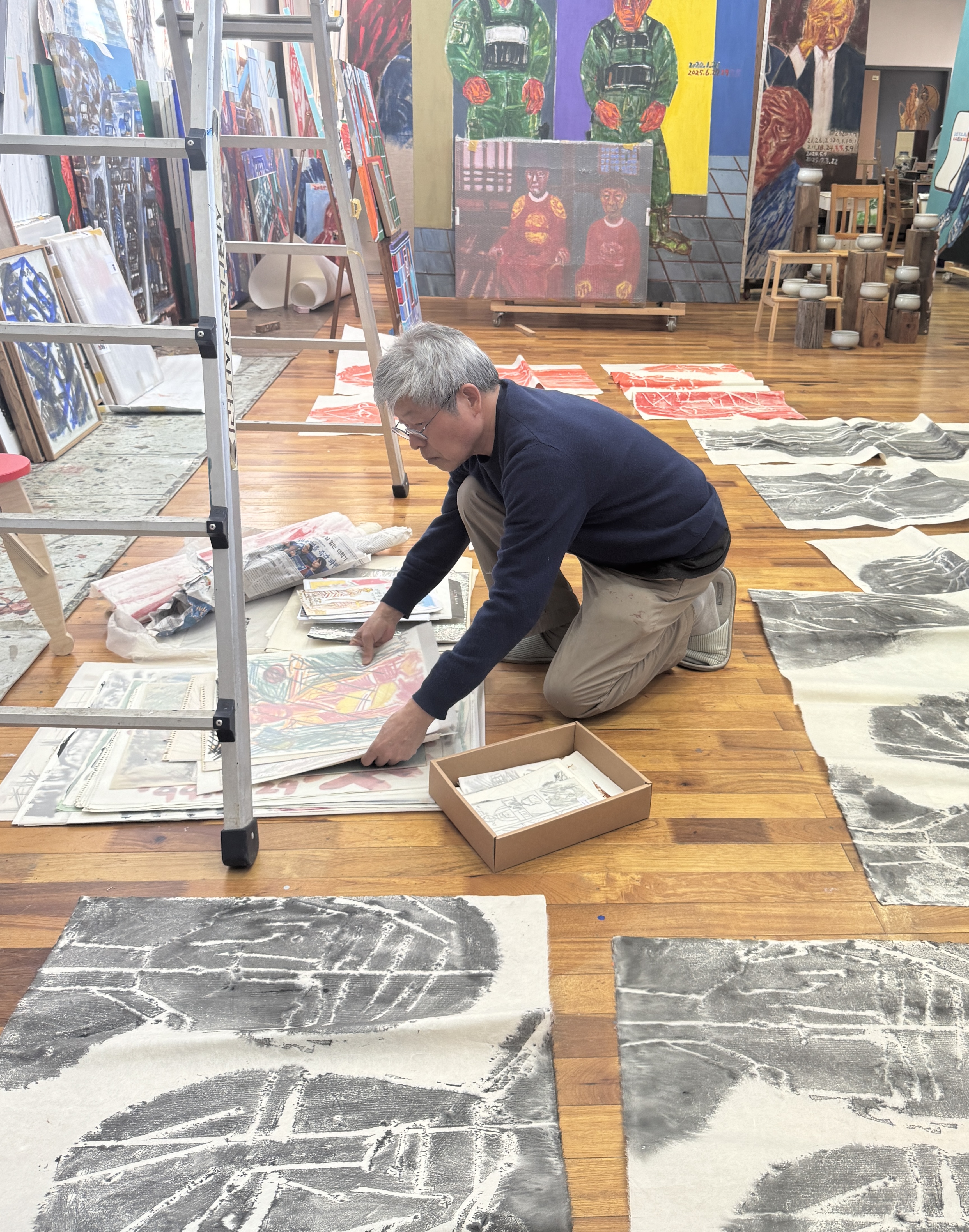 2026년 연초 작업실 방문 사진