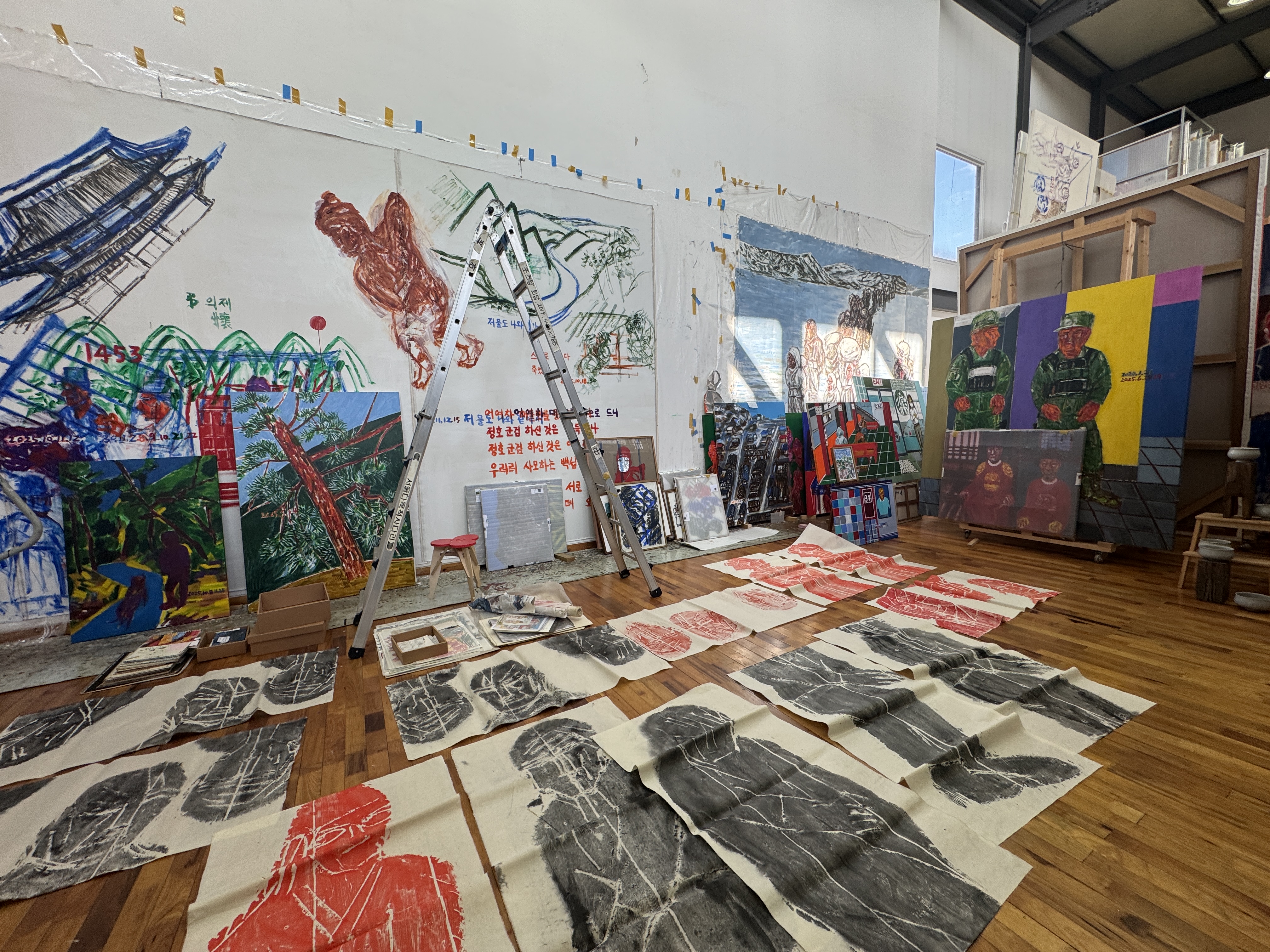 2026년 연초 작업실 방문 사진