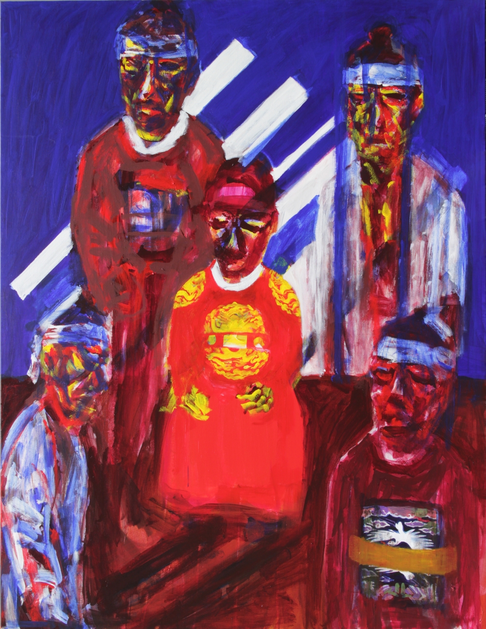 왕과 신하들_ 2014_Acrylic on canvas_162x130.5cm