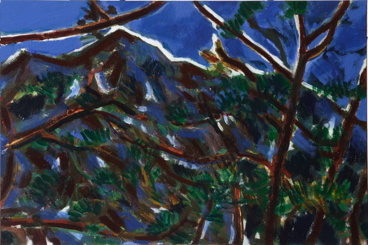 용장사지(茸長寺地)에서_2006,2007_Acrylic on canvas_61x91cm