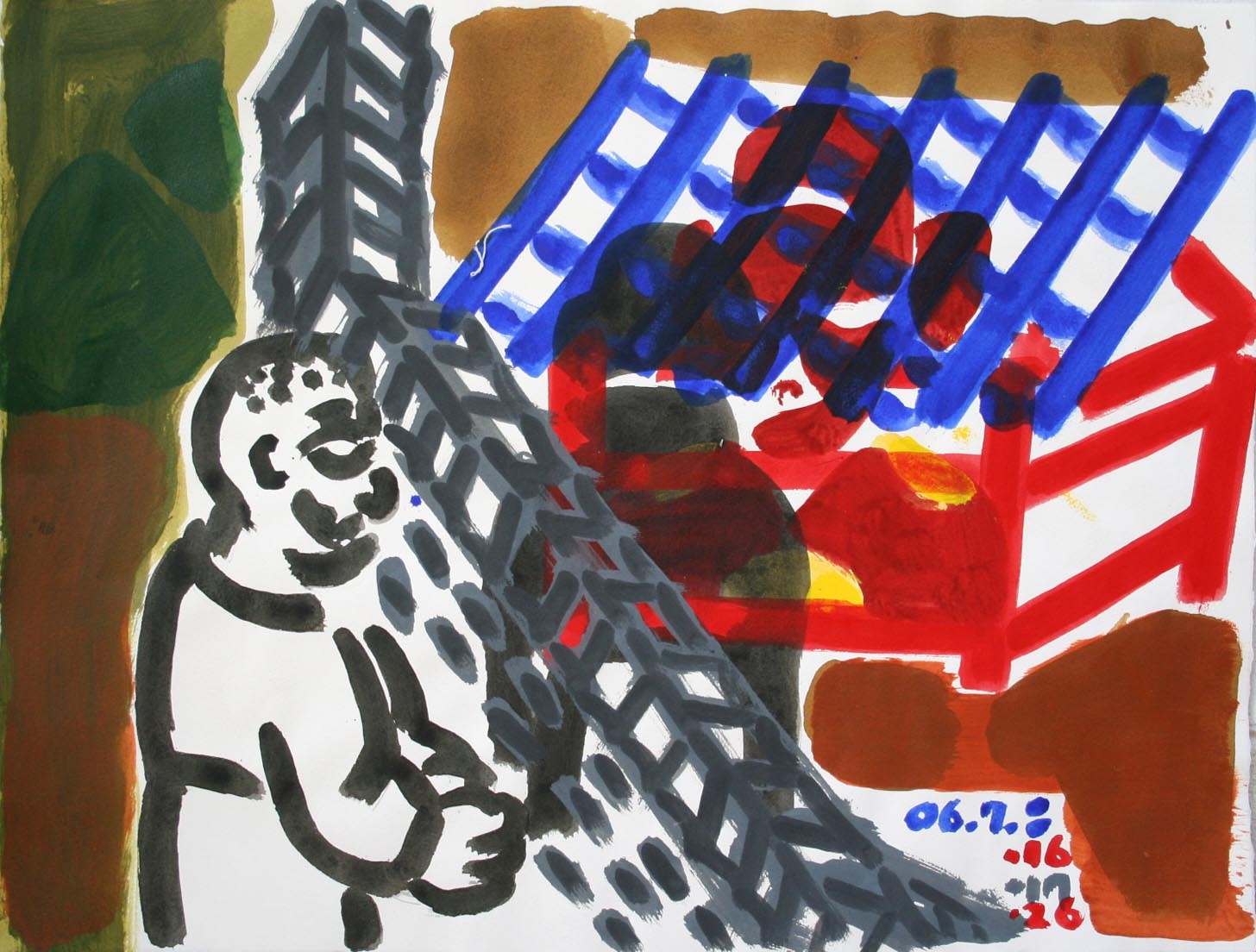 매월당_2006_ Acrylic on paper_ 50 x 66cm