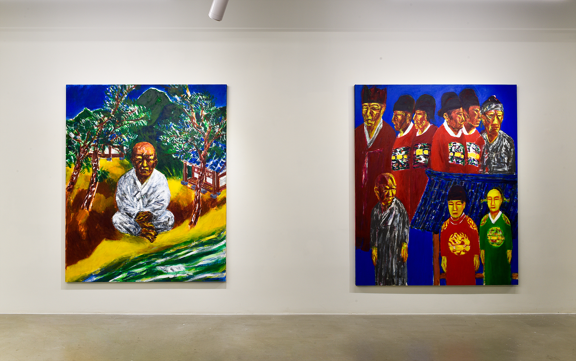 Suh Yongsun, 《서용선의 단종그림 _한(恨)과 충(忠)의 노래: 단종과 김시습》, Installation View