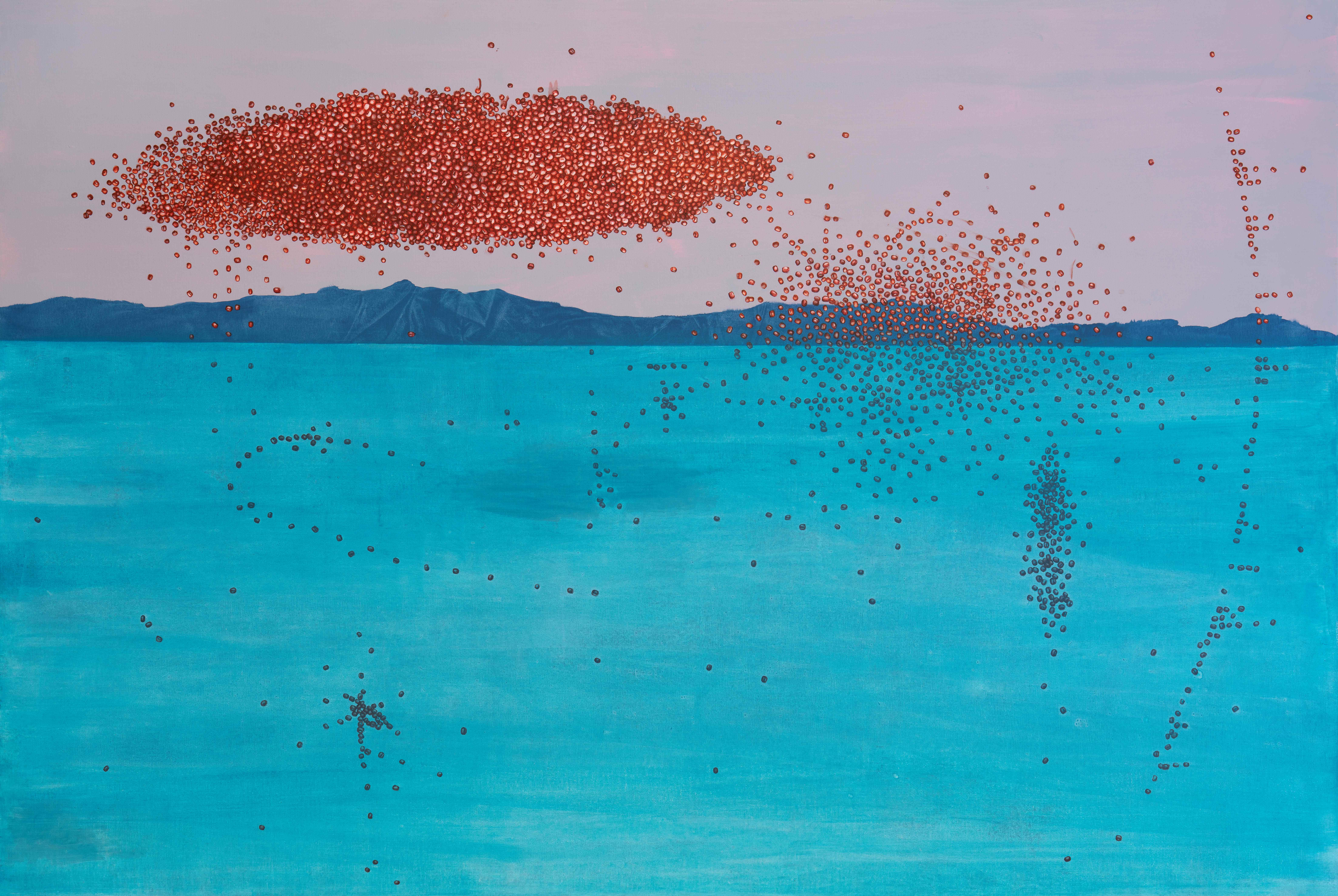 씨앗-풍경, 2026, 캔버스에 아크릴, 유화, 130x194cm