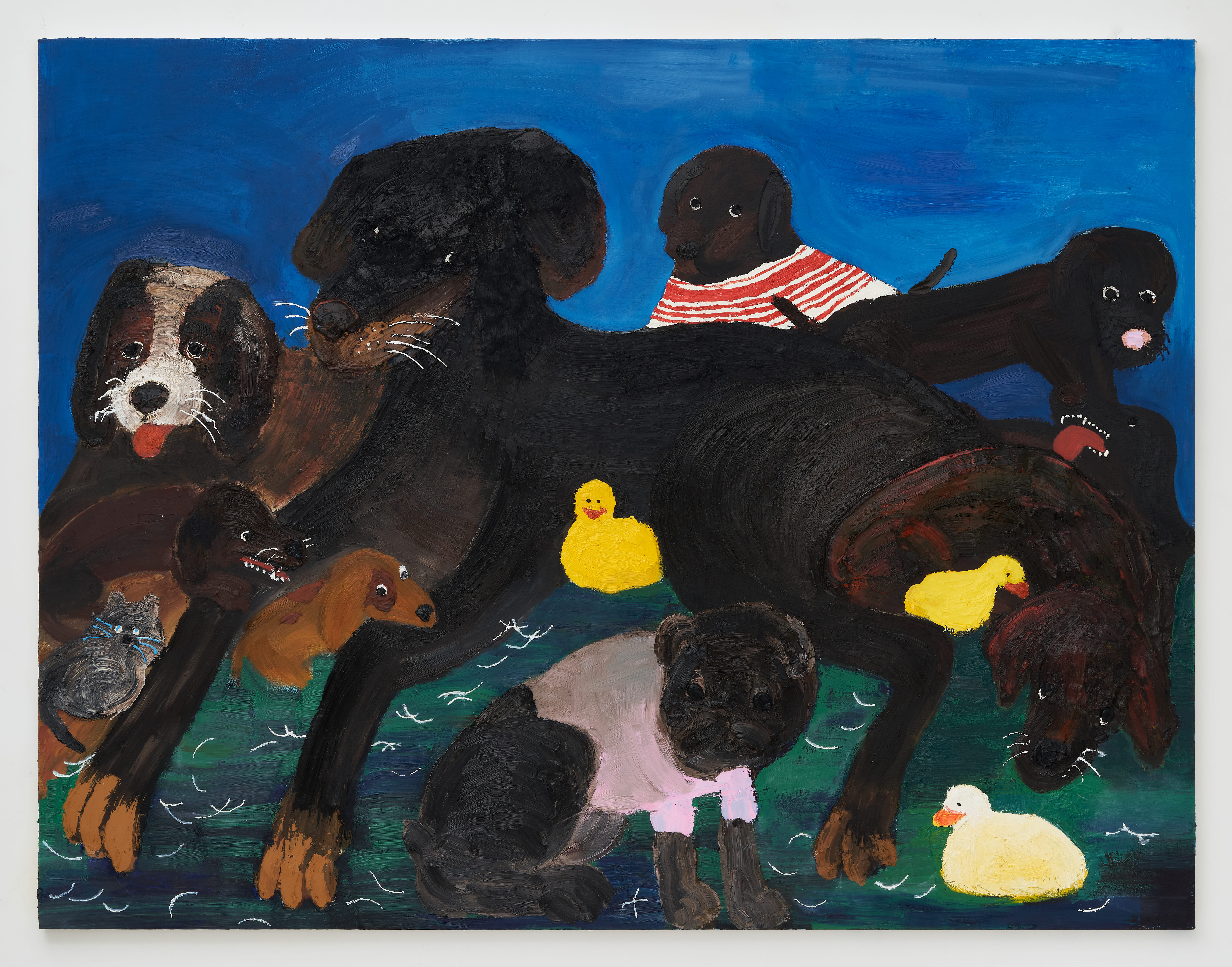 Good Fellas, 2024, Oil on linen canvas, 112×145cm