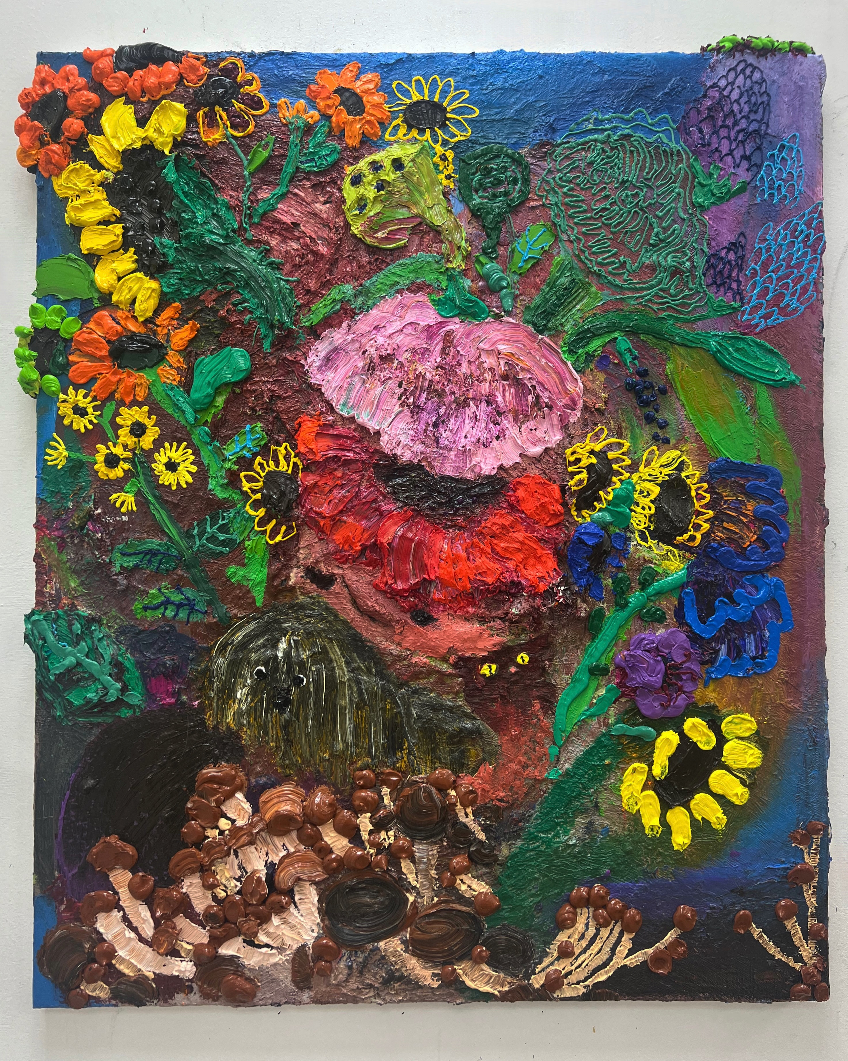 어느 프리랜서의 낮잠, oil on linen, 2024