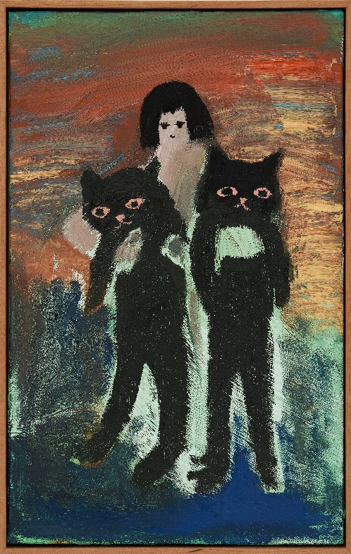 I Wish I had a cat, 2023, 캔버스에 유채, 53×33cm
