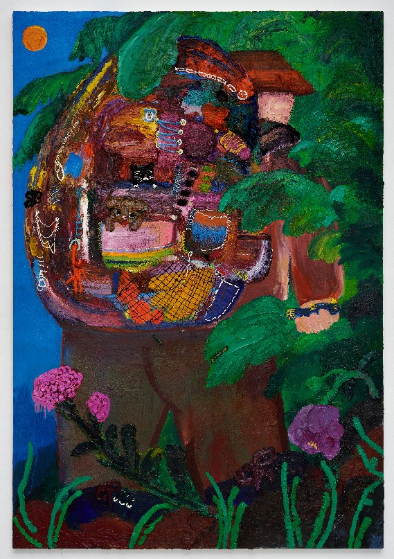 Transient Bodies, oil on linen, 162x110cm, 2025