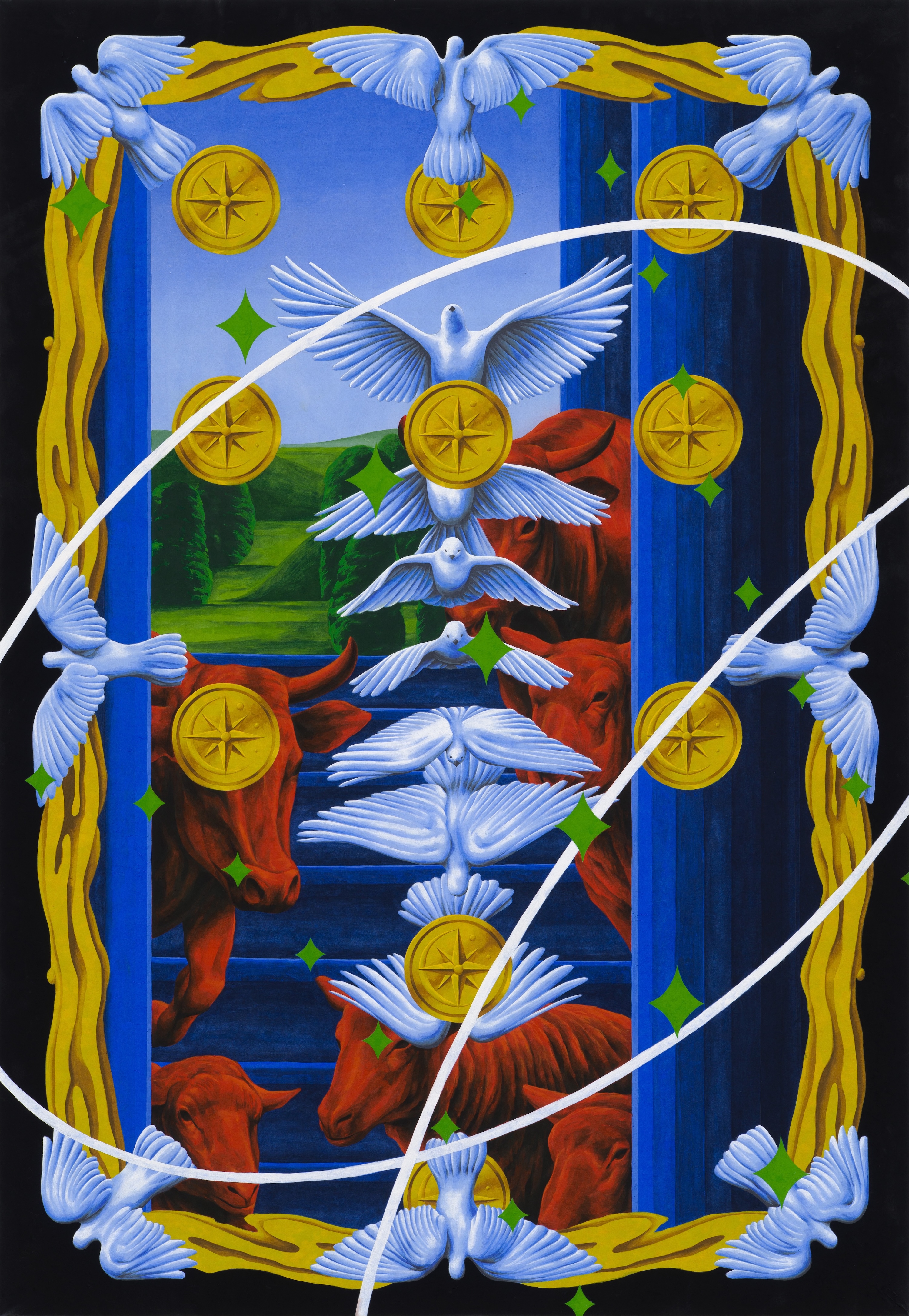 성전정화, 장지에 채색, 162.2x112.1cm, 2026