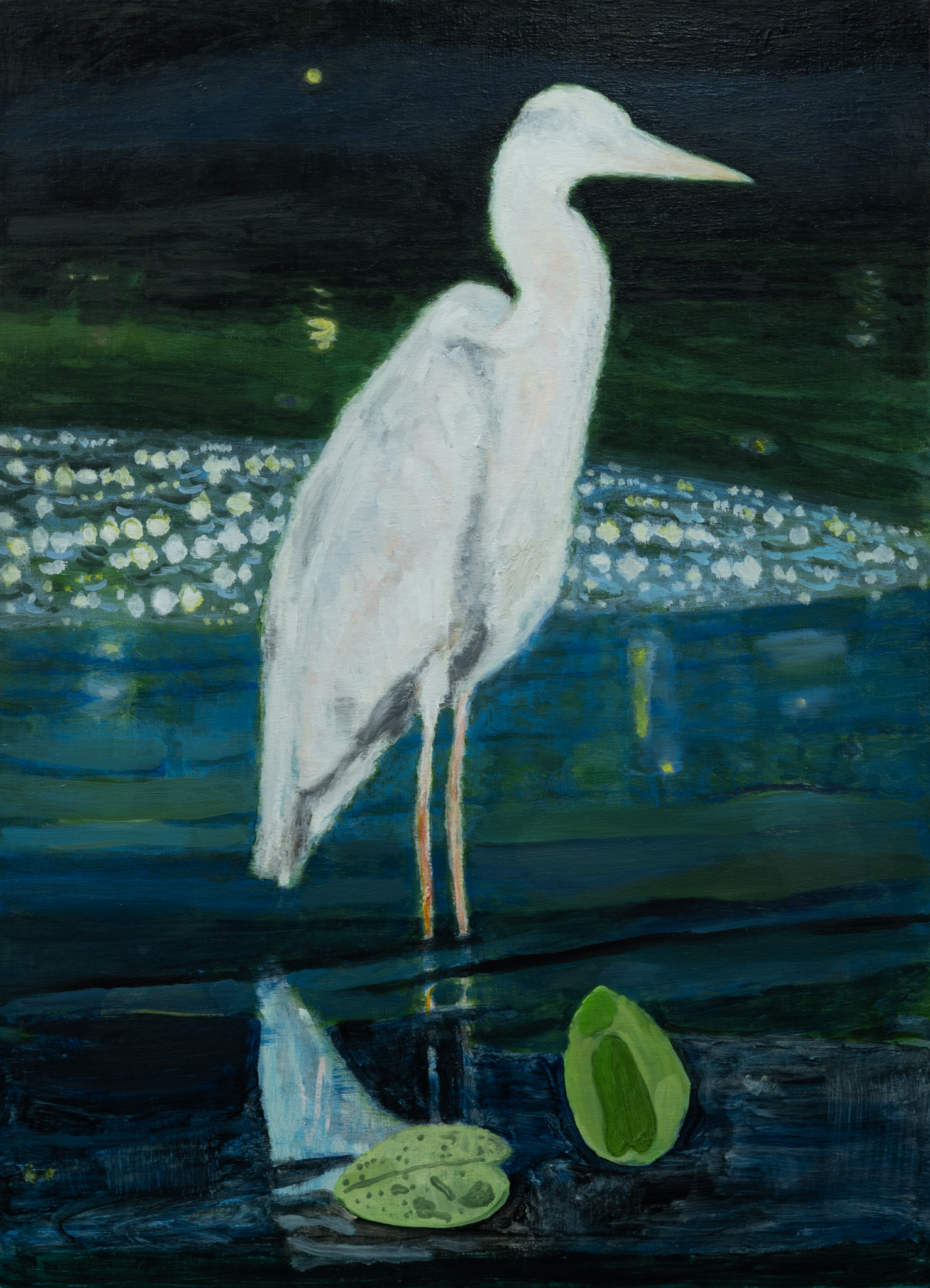 밤과새 73 x 53 cm. oil on canvas 2026