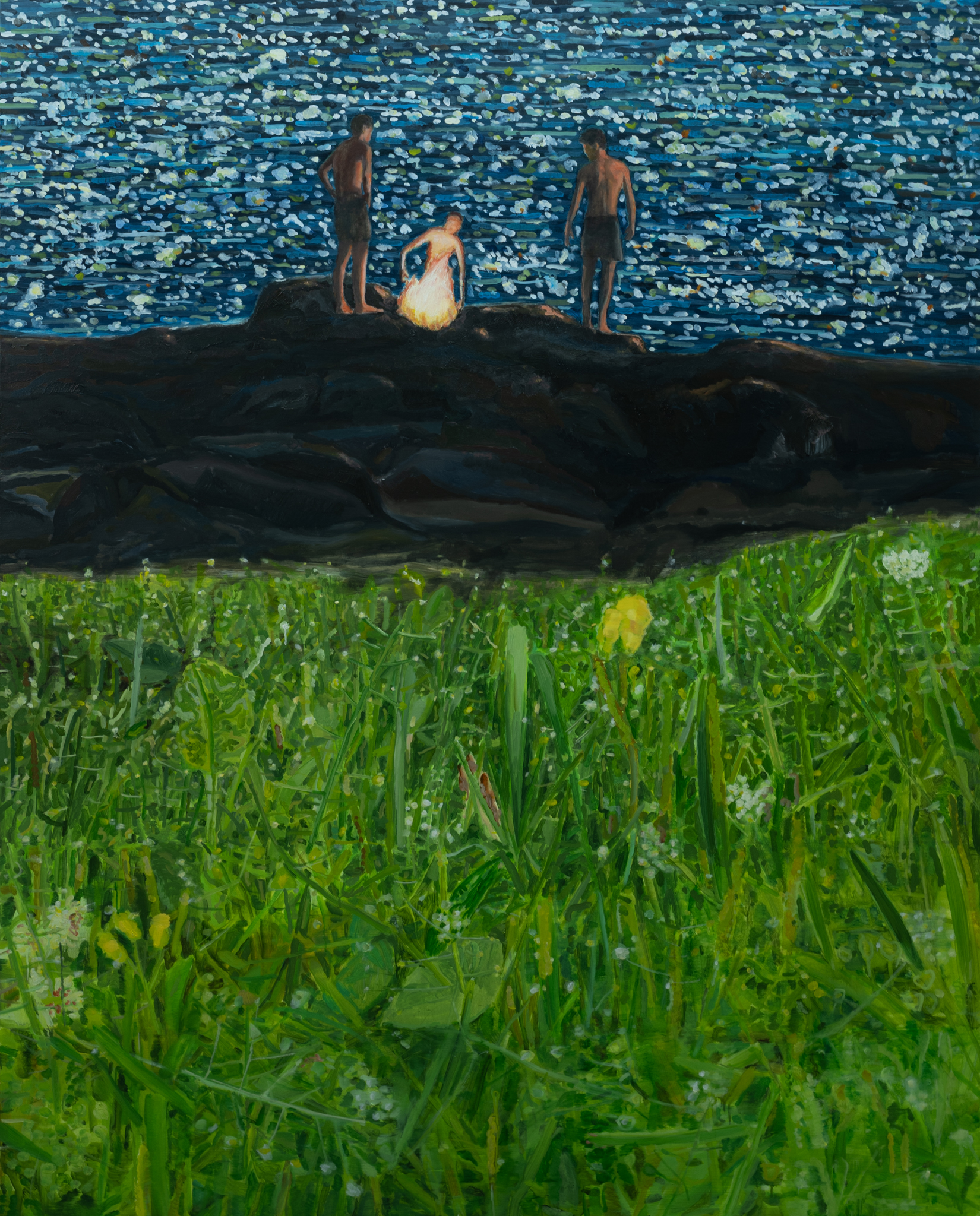 불을 피우는사람들 162.2 x 130 cm. oil on canvas 2026