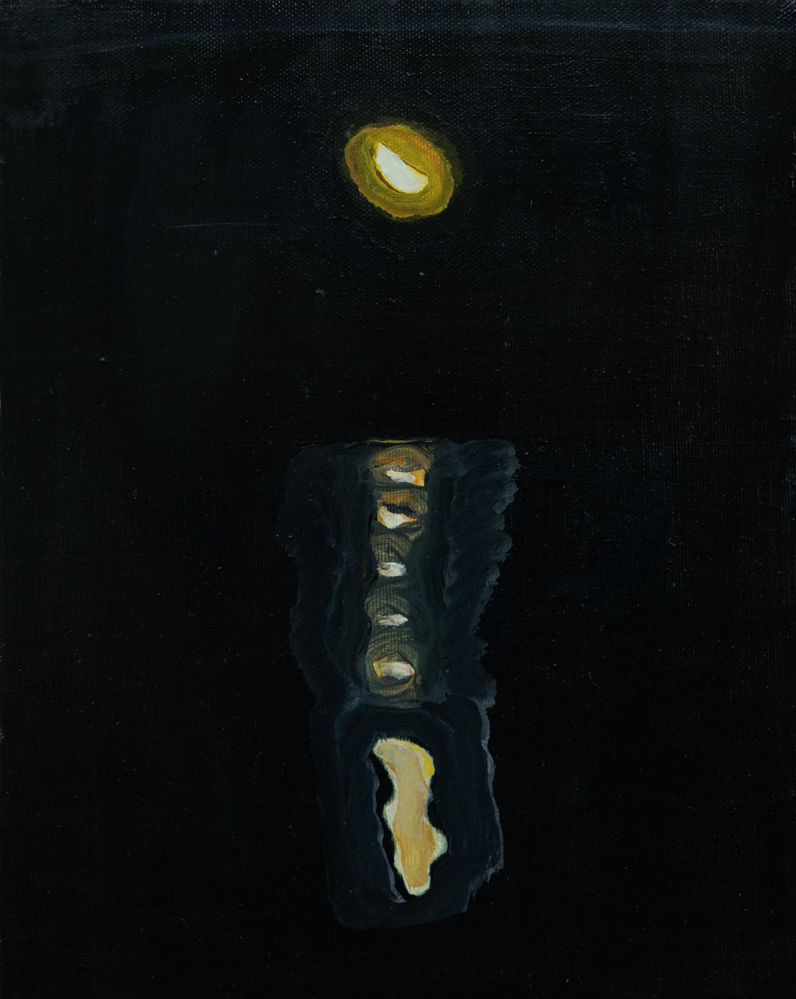 밤빛 27.3 x 22 cm. oil on canvas 2026