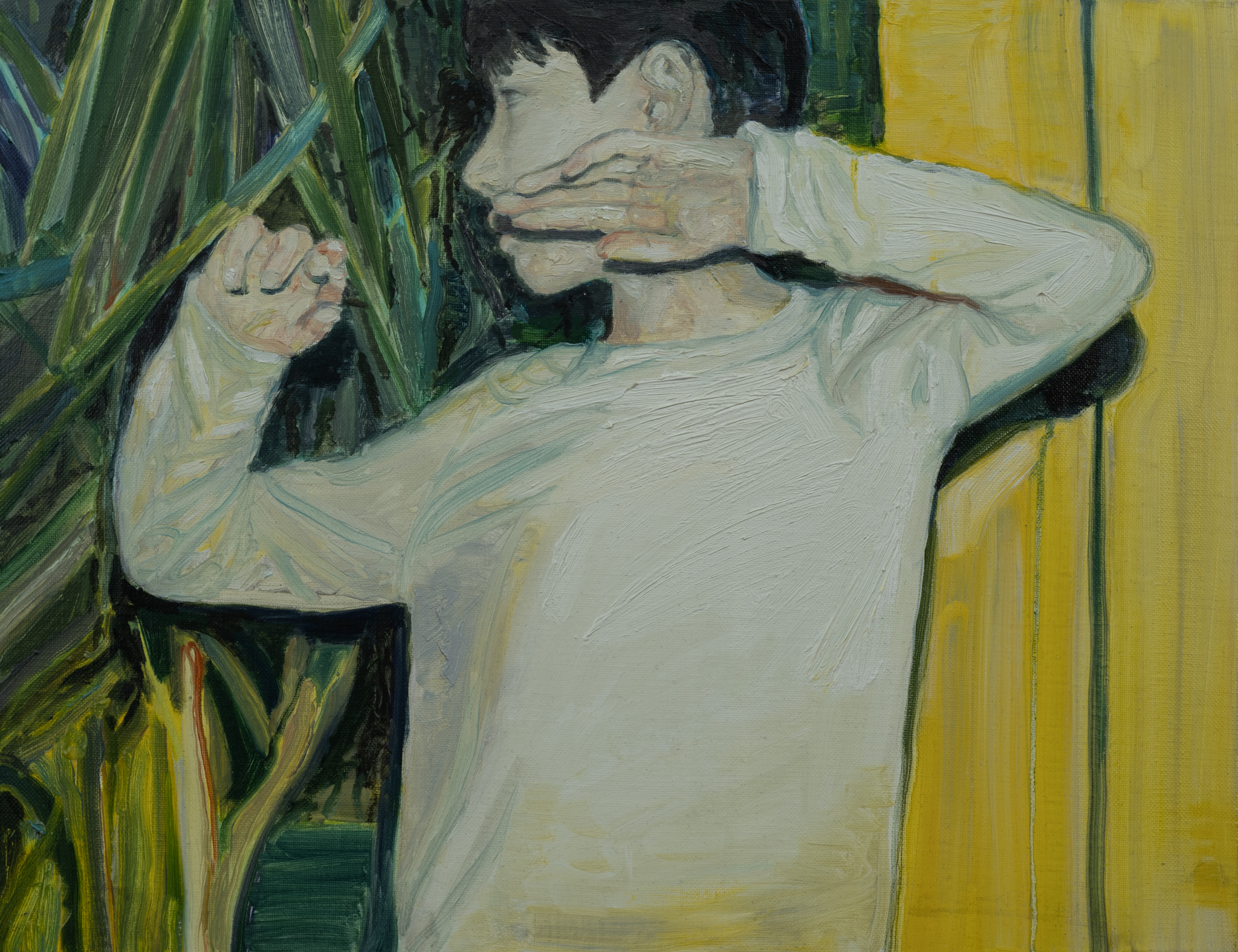 j 53 x 41 cm. oil on canvas 2025
