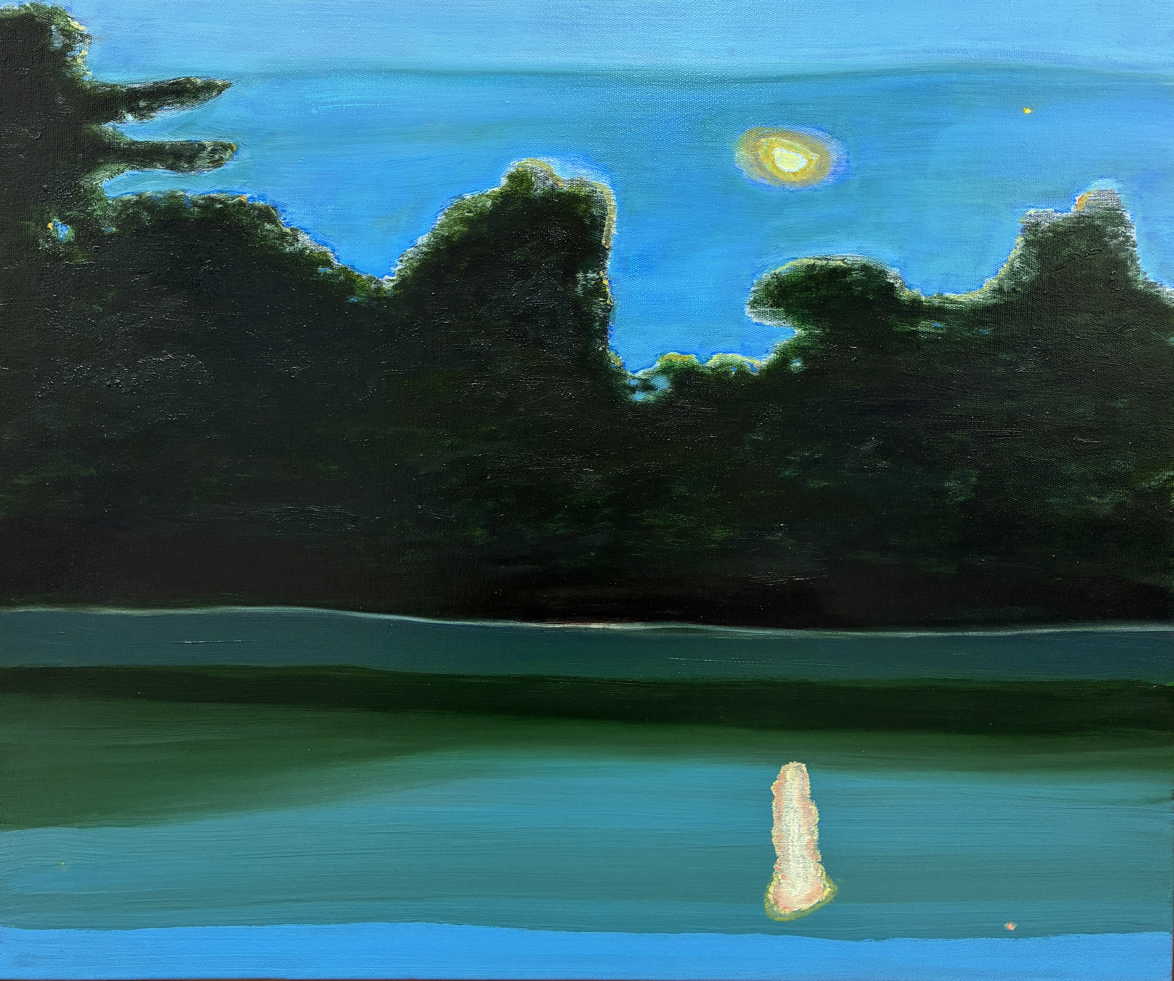 밤빛 72.7 x 53 cm. oil on canvas 2026
