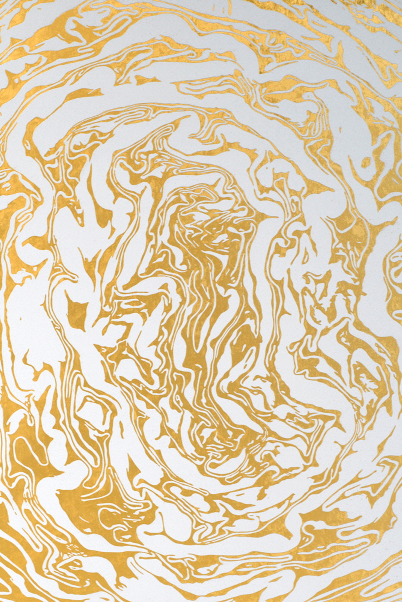 Immer zu Gast bei Freunden, sand and gold leaf on aluminum, 202 x 135 cm, 2022