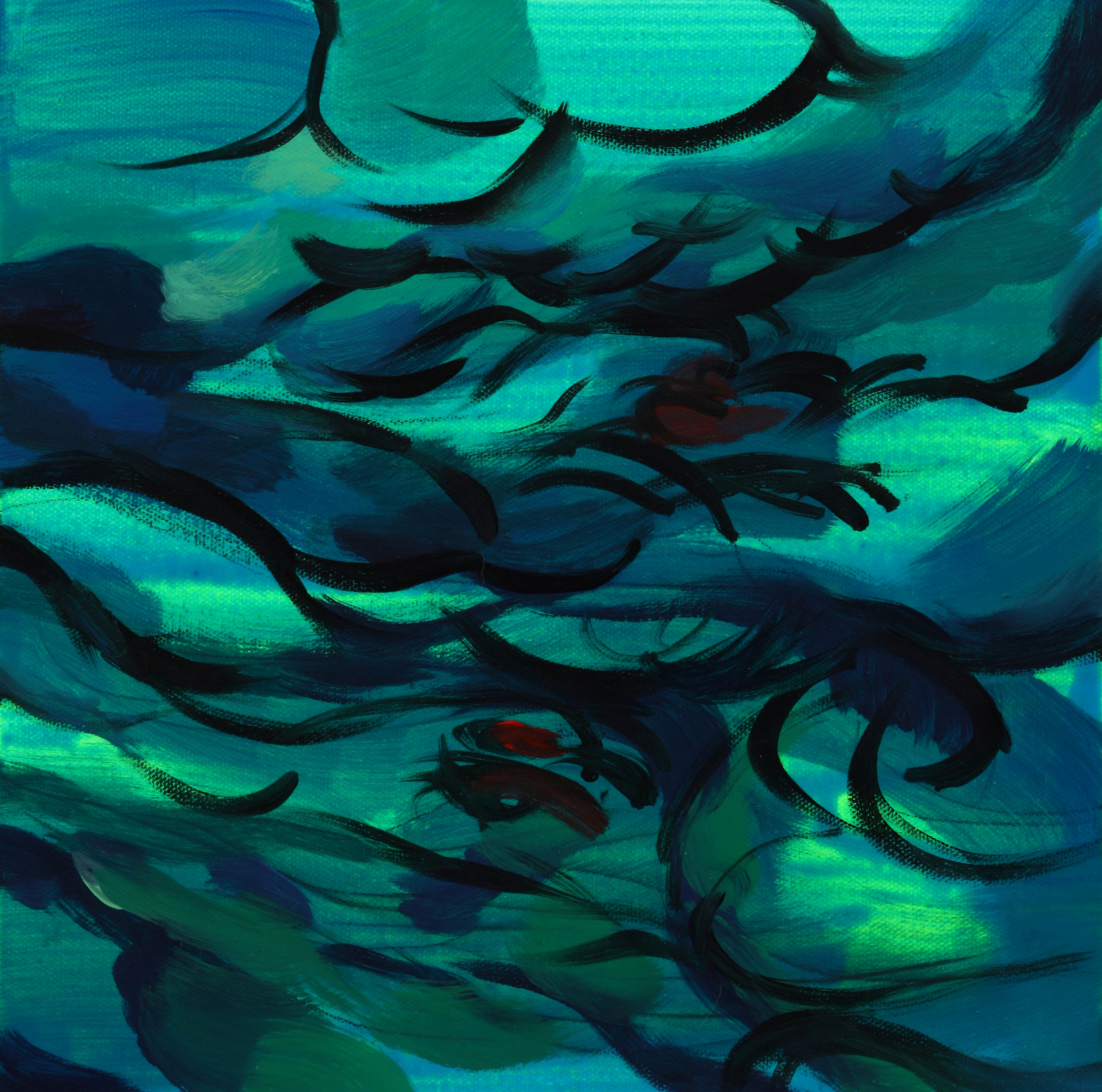 Jeong Zik Seong, Acrylic and oil on canvas, 30×30cm, 2023