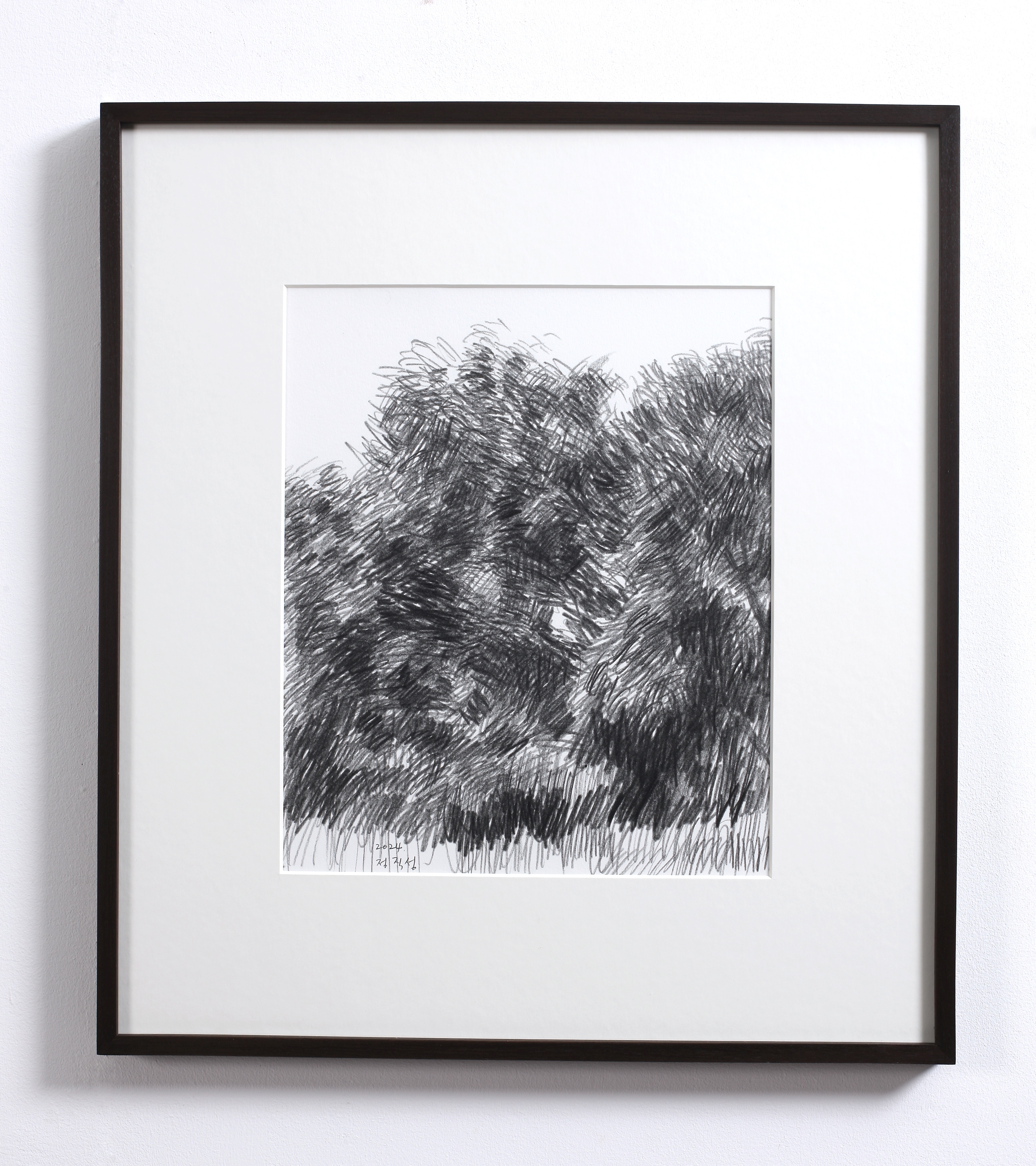 Jeong Zik Seong, 종이에 연필 pencil on paper, 36×30cm, 2024