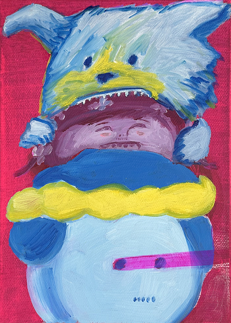 Manwook, Oil on linen, 27.3x19.2cm, 2025