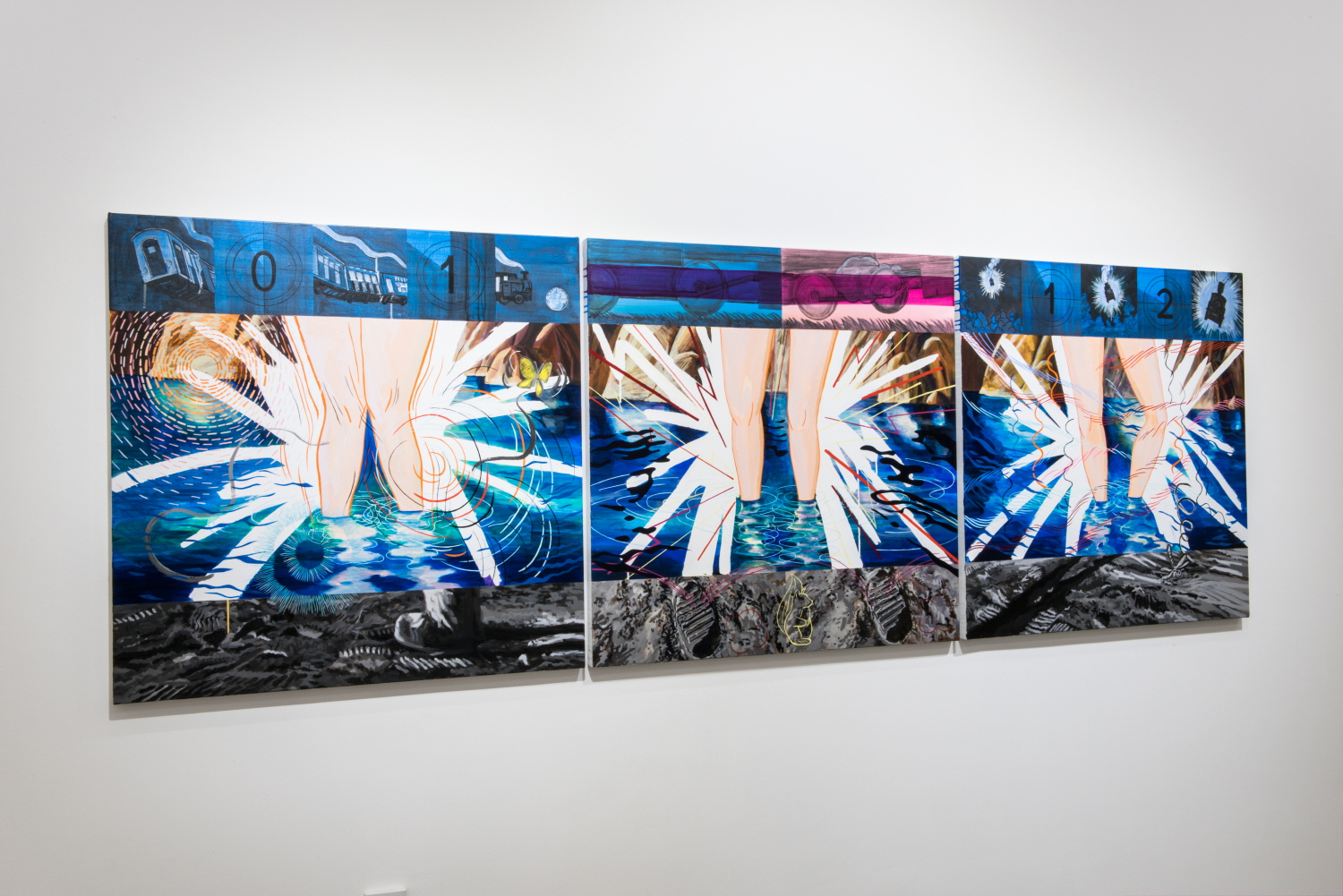 3F Gallery, M'cube 손승범, 정진, 전시전경
