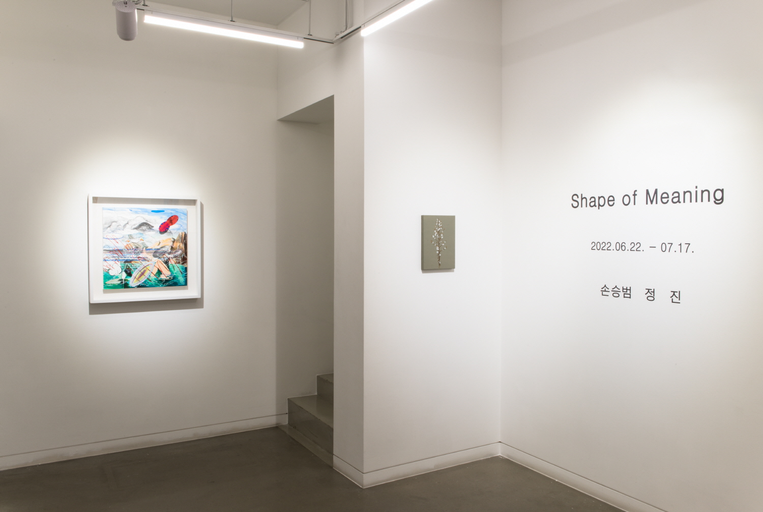 3F Gallery, M'cube 손승범, 정진, 전시전경
