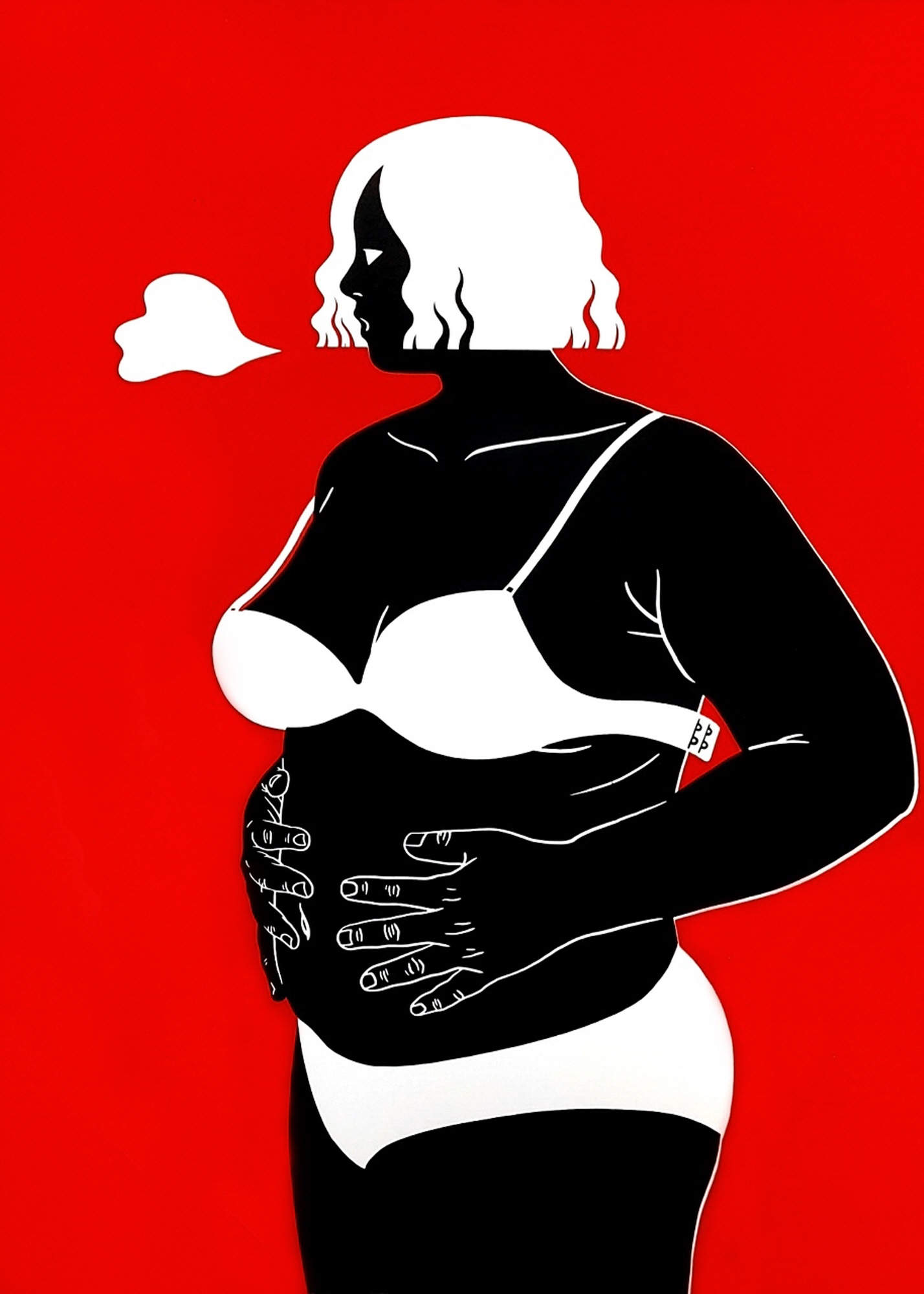 Kong Eunjee, let loose, 83x60cm, silkscreen, 2021