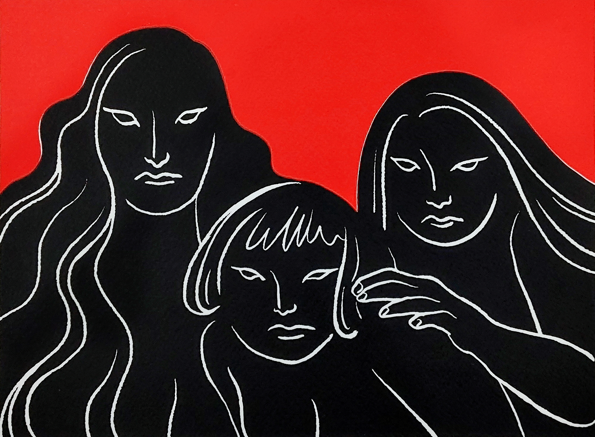 Kong Eunjee, The furies, silkscreen, 18x25cm, 2022